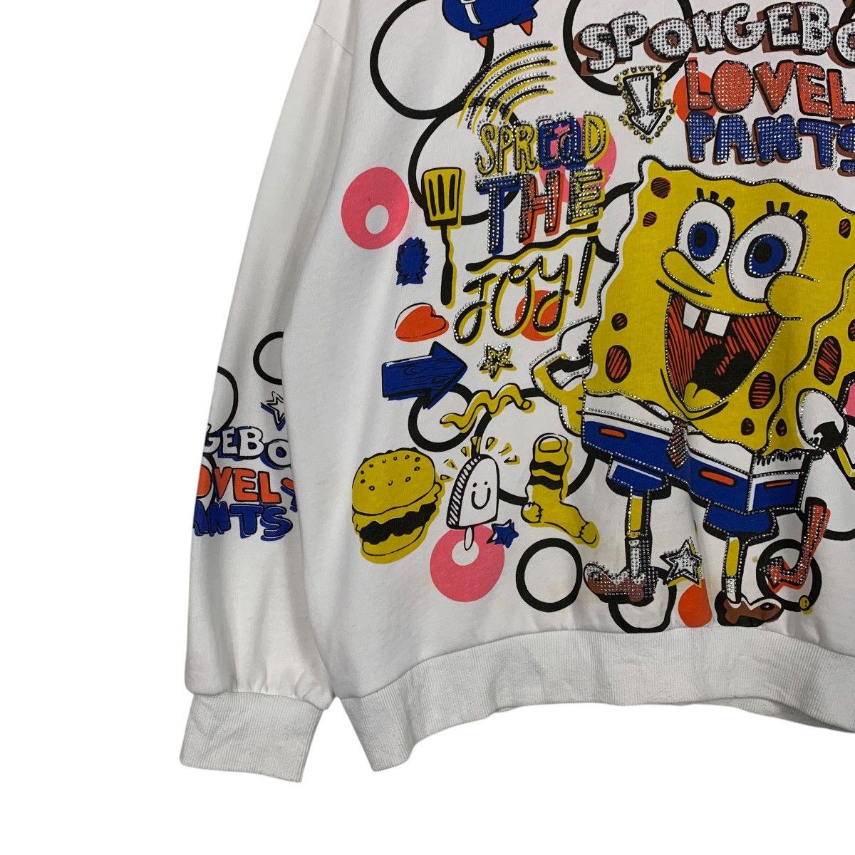 Japanese Brand Spongebob Lovely Pants Fullprint Sweatshirt Size US M / EU 48-50 / 2 - 3 Thumbnail