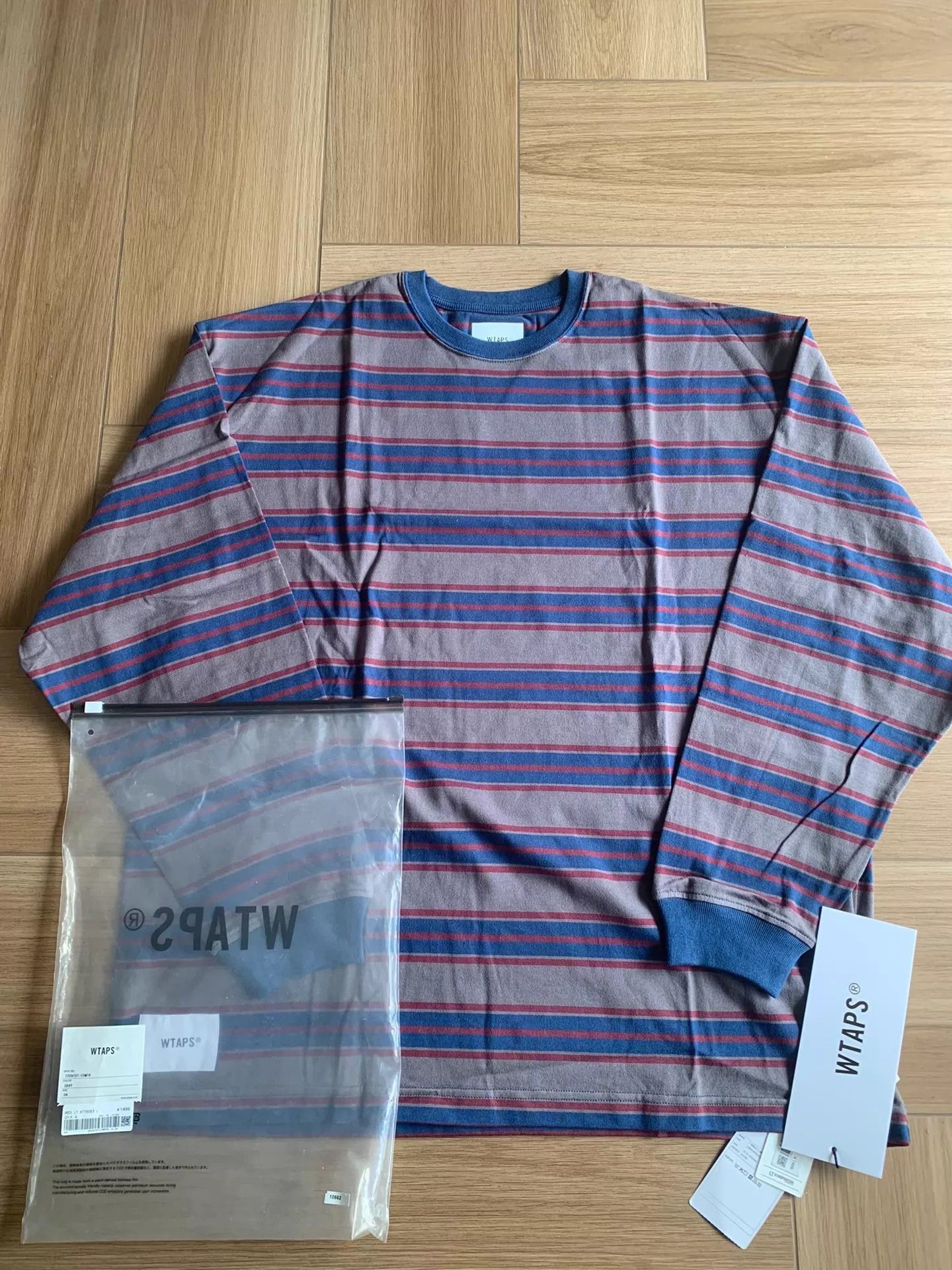 Wtaps Striped Long Sleeve Shirt - Multi Size US XL / EU 56 / 4 - 1 Thumbnail