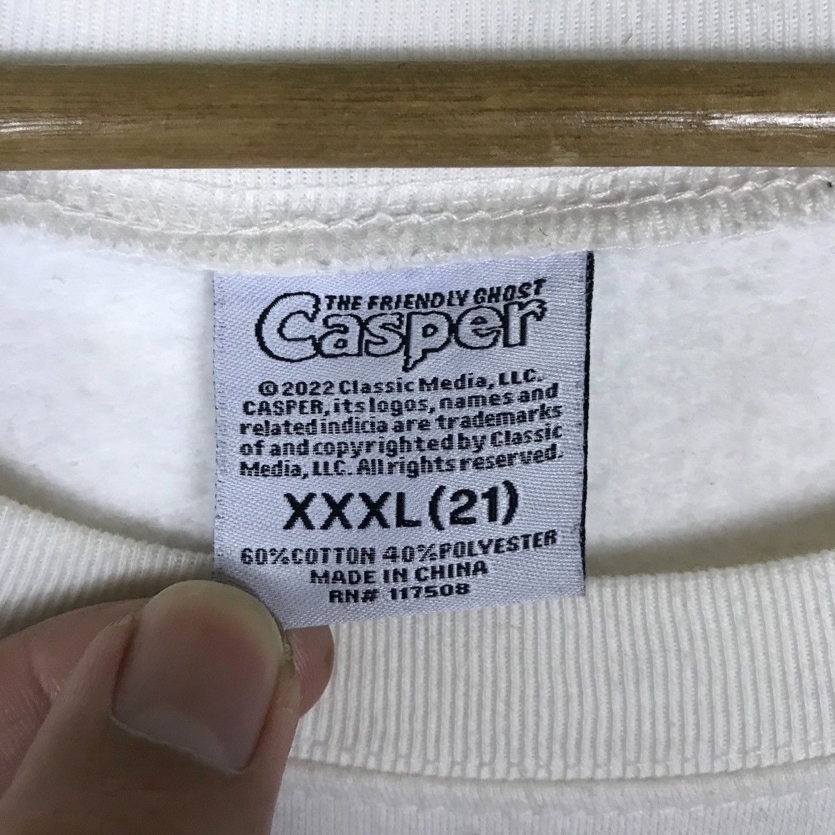 Vintage Vintage The Friendly Ghost Casper Pullover Jumper Sweatshirt Size US XXL / EU 58 / 5 - 5 Thumbnail