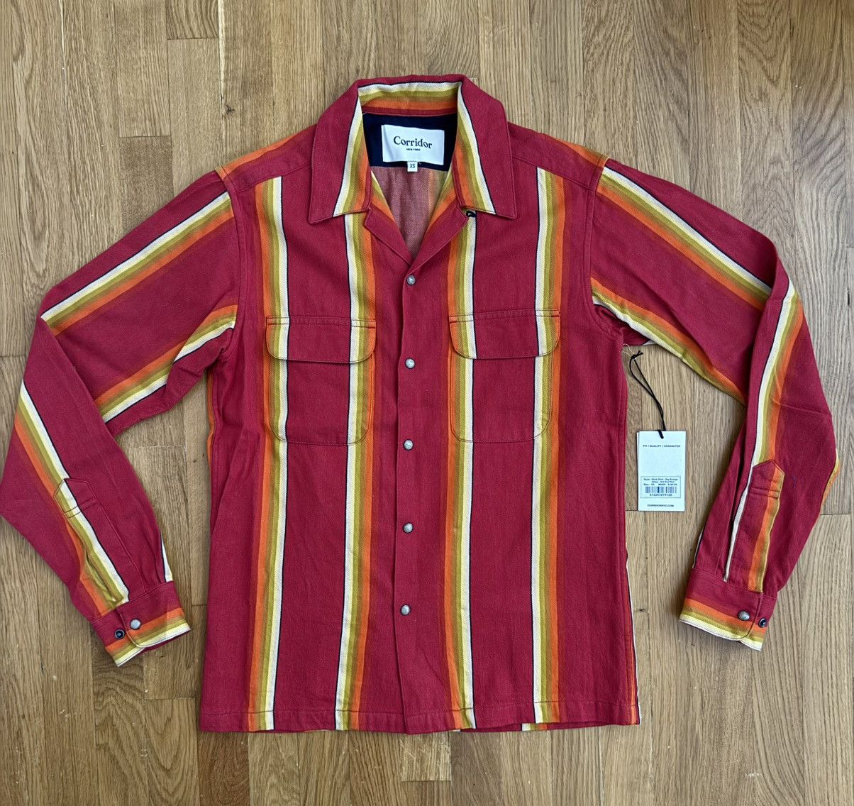 Corridor Corridor Big Energy Stripe Hot Rod XS NWT Size US XS / EU 42 / 0 - 1 Thumbnail