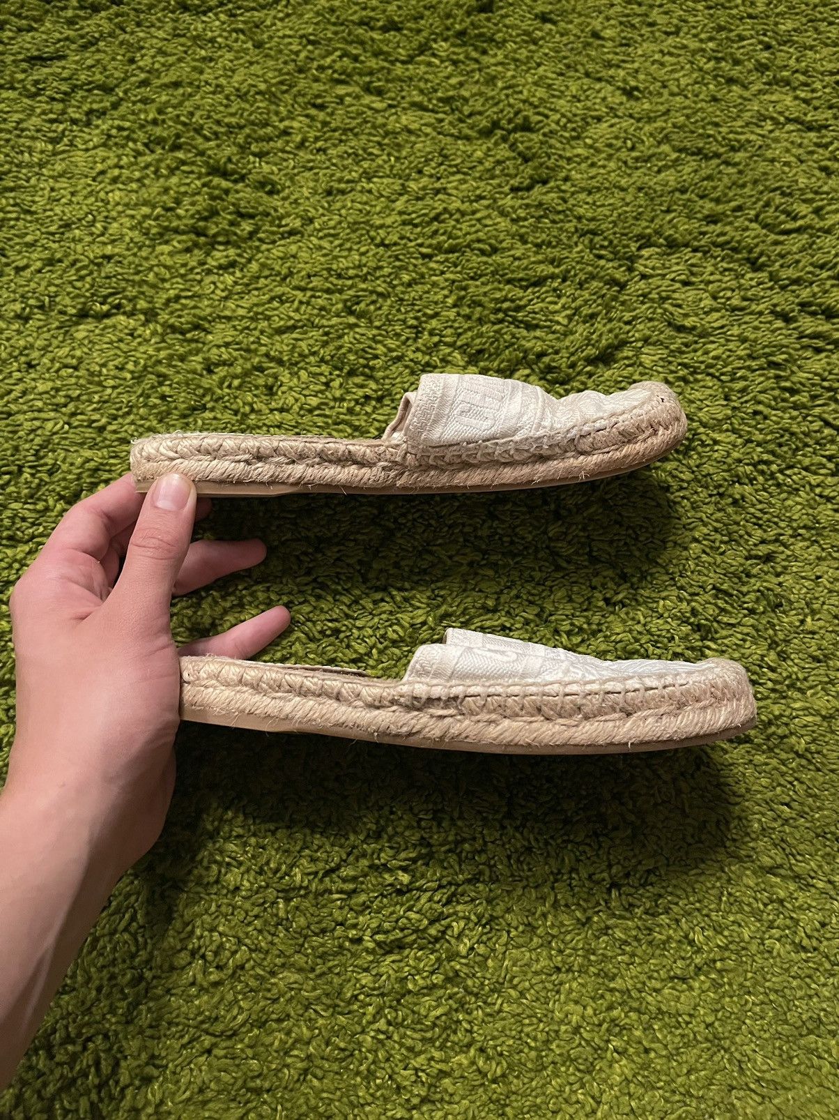 Christian Dior Monsieur × Designer Christian Dior monogram espadrille flats mules Size US 6.5 / IT 36.5 - 5 Thumbnail