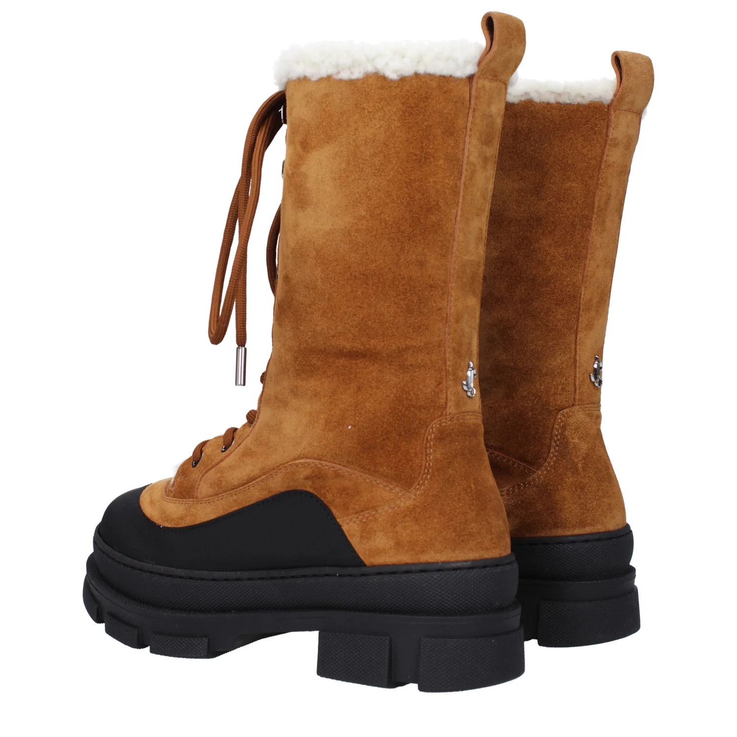 Jimmy Choo ob1o1e1124 Suede Ankle Boots in Brown Size US 6 / IT 36 - 4 Thumbnail