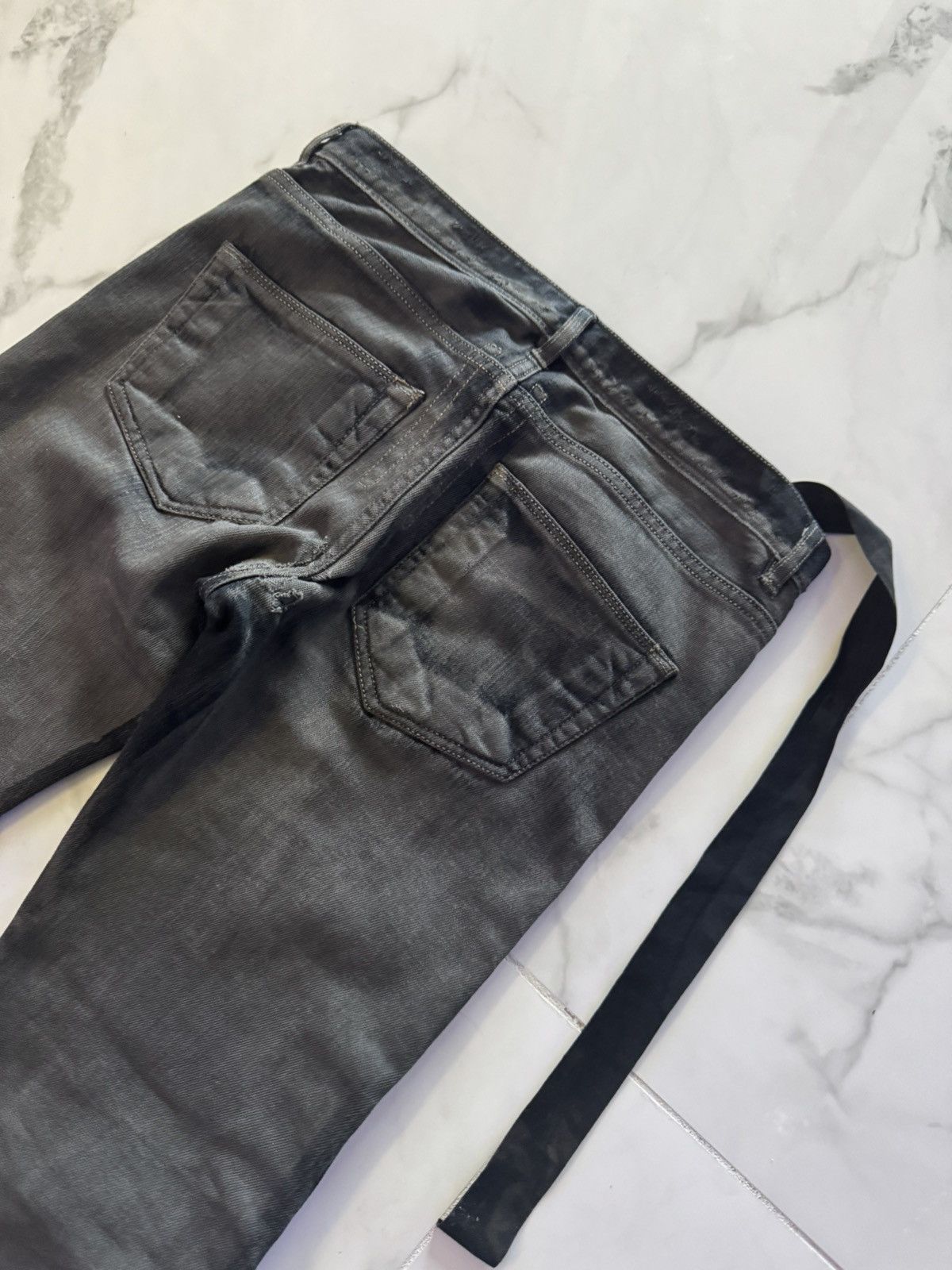Rick Owens SS09 Rick owens strutter hog wash denim Size 28" / US 6 / IT 42 - 8 Thumbnail