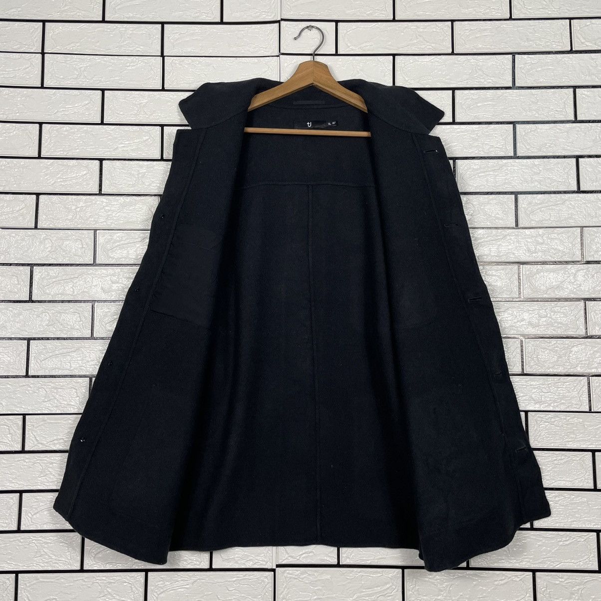 Jil Sander × Uniqlo Uniqlo x Jil Sander Wool Black Jacket Size US XL / EU 56 / 4 - 11 Thumbnail