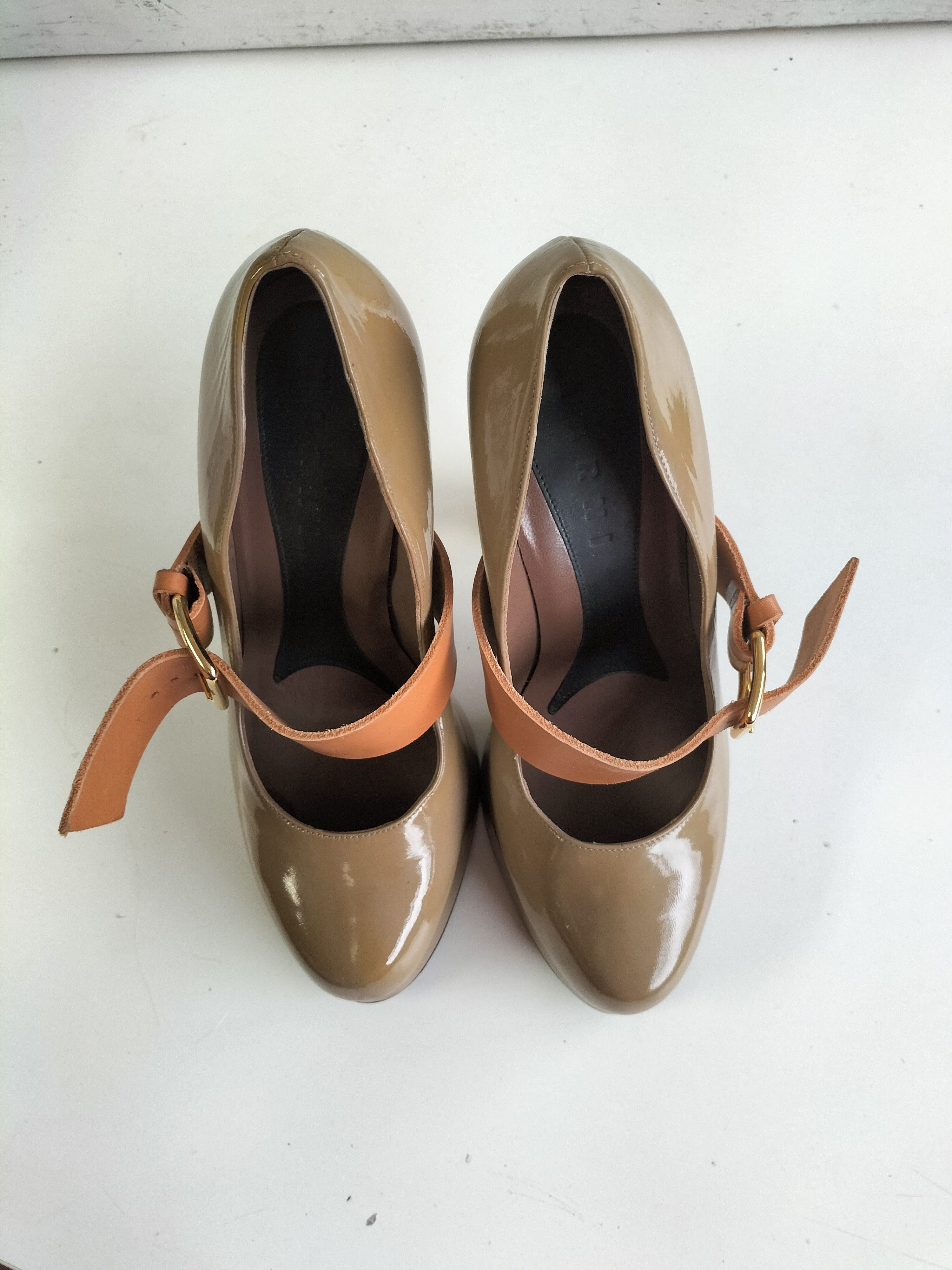 Marni Marni Caramel Platform and Cream Heel Size US 9 / IT 39 - 1 Preview