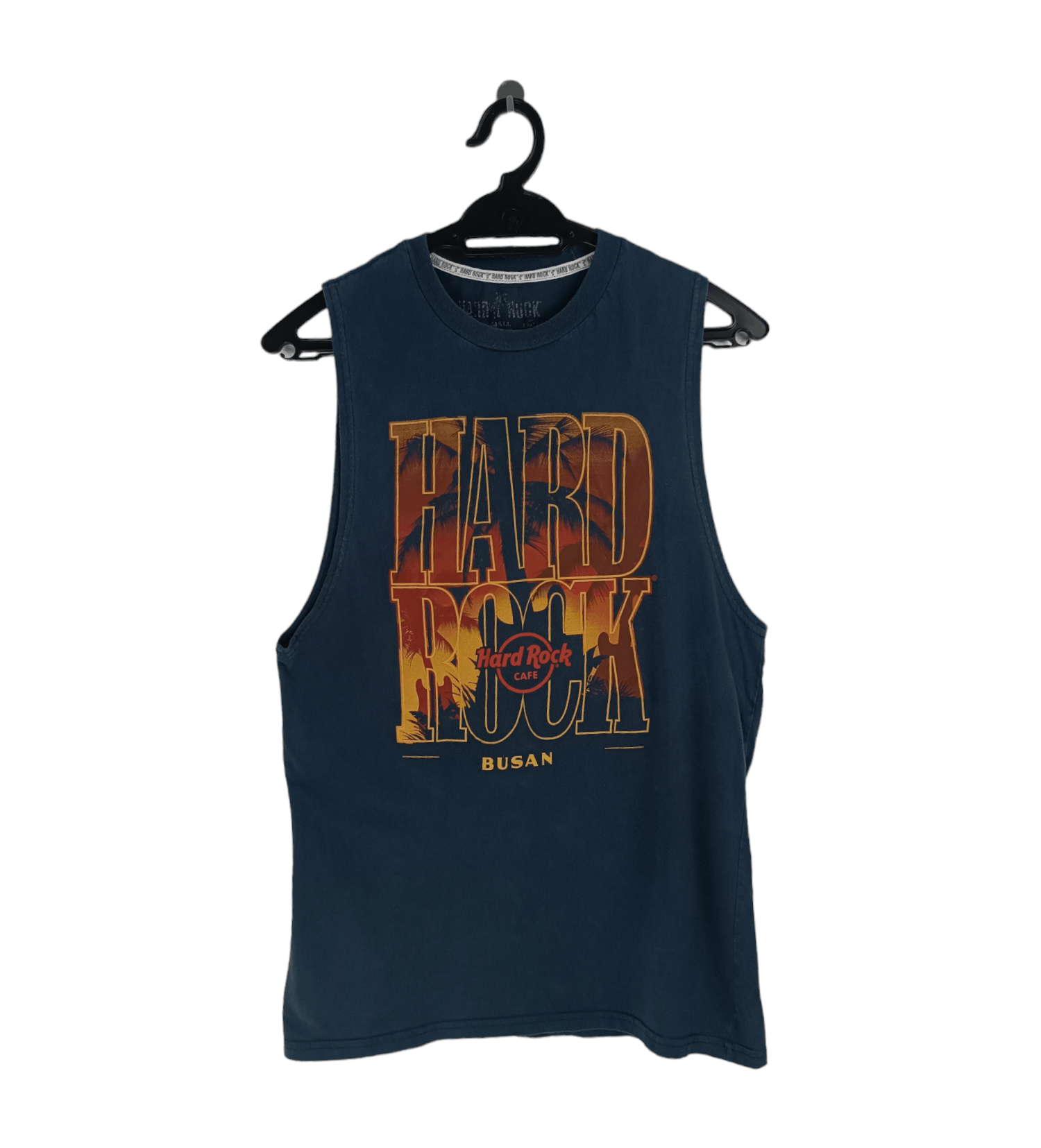 Hard Rock Cafe VINTAGE FADED HARD ROCK CAFE BUSAN TANK TOP Size US S / EU 44-46 / 1 - 1 Thumbnail