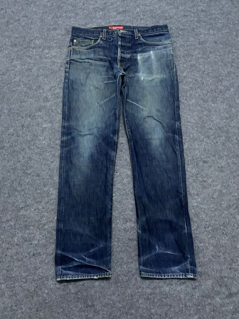Supreme 💥Best Offer💥Vintage Supreme Selvegde Distressed Denim Size US 32 / EU 48 - 1 Thumbnail
