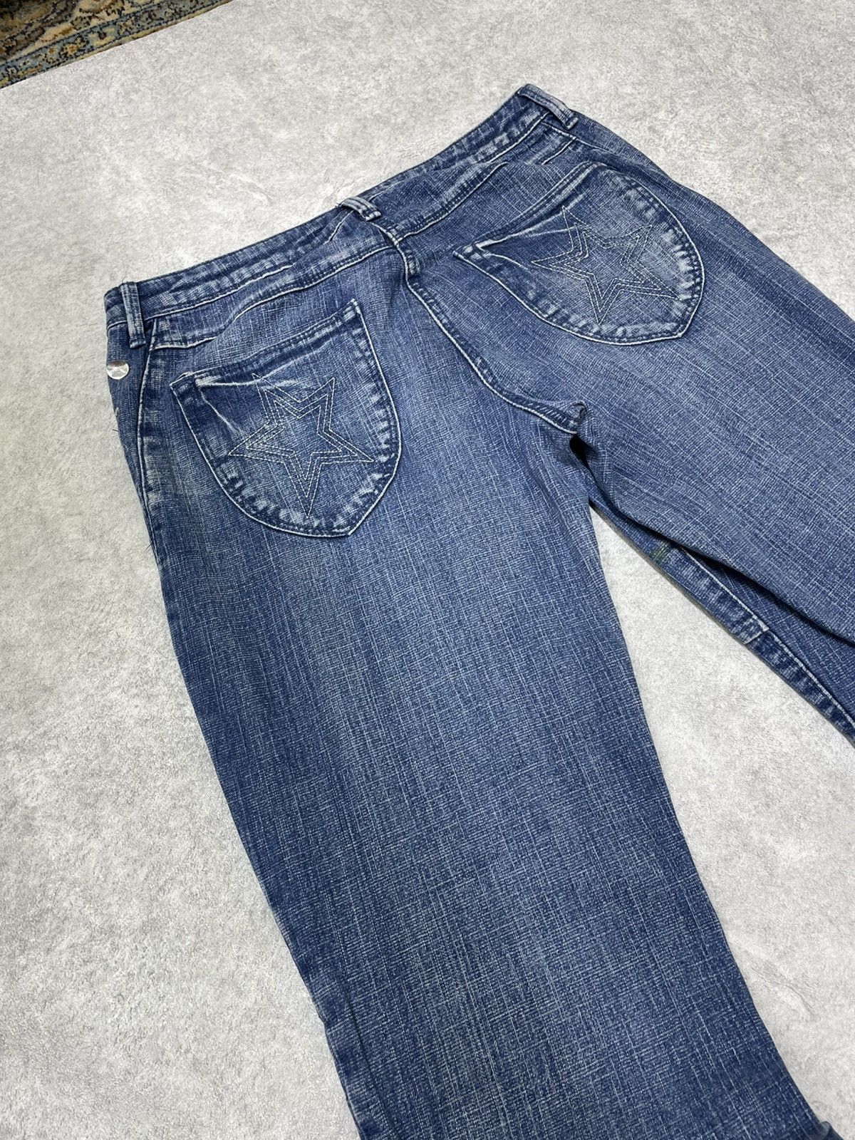 If Six Was Nine × Le Grande Bleu (L.G.B.) × Tornado Mart Flared Denim Jeans - LGB / If Six Was Nine Energy Size US 29 - 6 Thumbnail