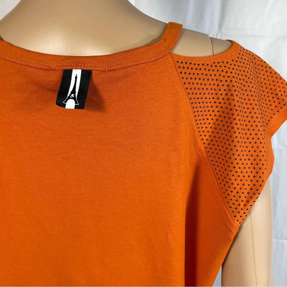 Karl Lagerfeld NWT New KARL LAGERFELD Paris Metallic Dots Cut-Out Shoulder Size XL / US 12-14 / IT 48-50 - 9 Thumbnail