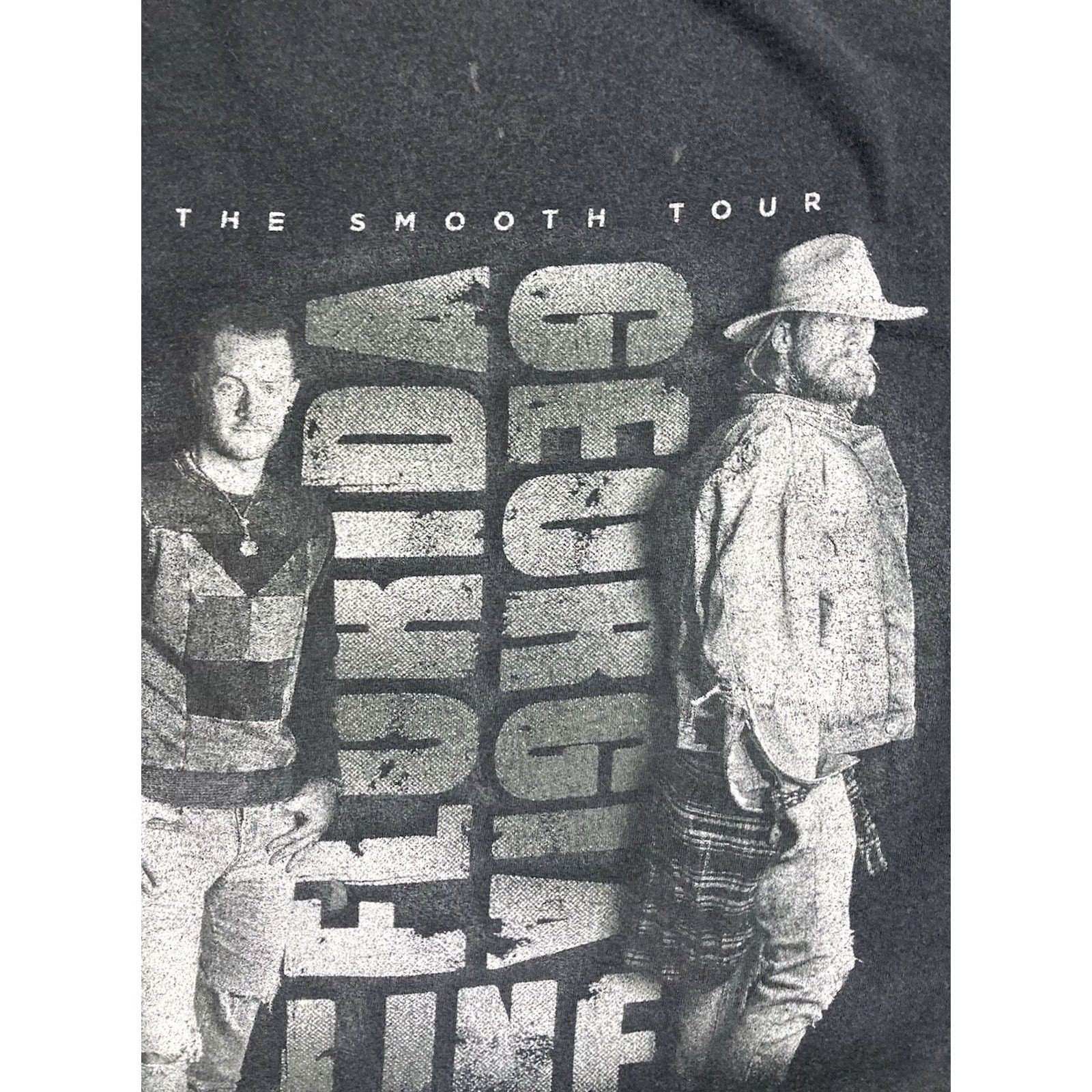 Gildan VINTAGE Florida Georgia Line The Smooth Tour Graphic T-shirt Men XL Black Music Size US XL / EU 56 / 4 - 2 Thumbnail