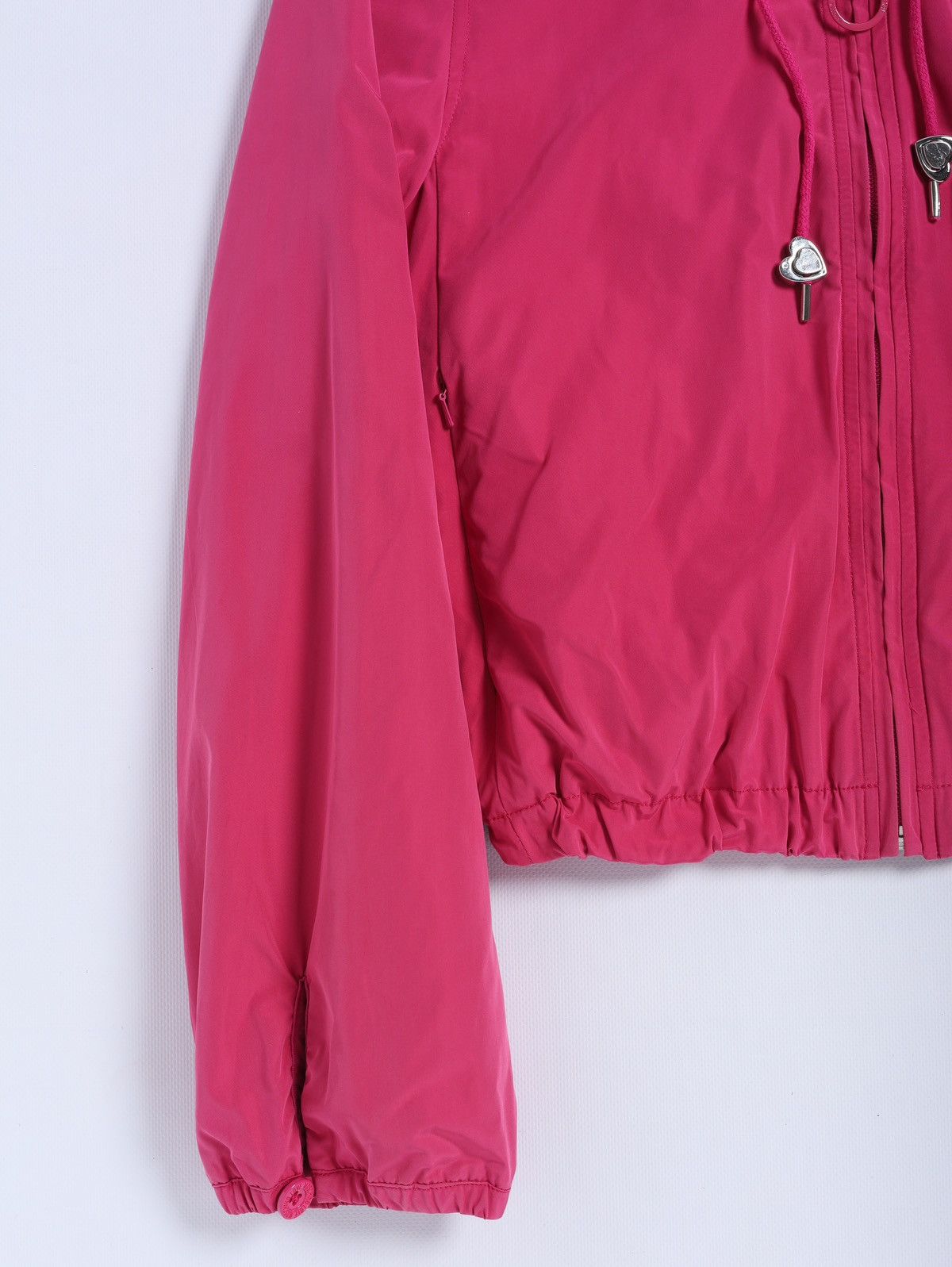 Love Moschino Love Moschino Nylon Crop Jacket Pink Size L / US 10 / IT 46 - 5 Thumbnail
