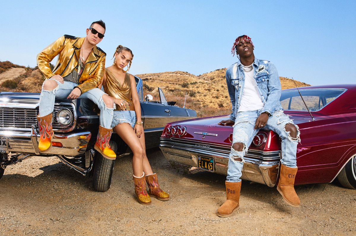 Jeremy Scott UGG Jeremy Scott Fire Flames Chestnut Boot Size mens 8,5 Size US 8.5 / EU 41-42 - 10 Thumbnail