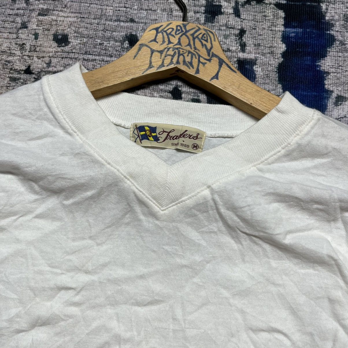 Vintage 🔥Vintage Traders Bike USA Big Logo Long Sleeve tee 🇺🇸 Size US M / EU 48-50 / 2 - 4 Thumbnail