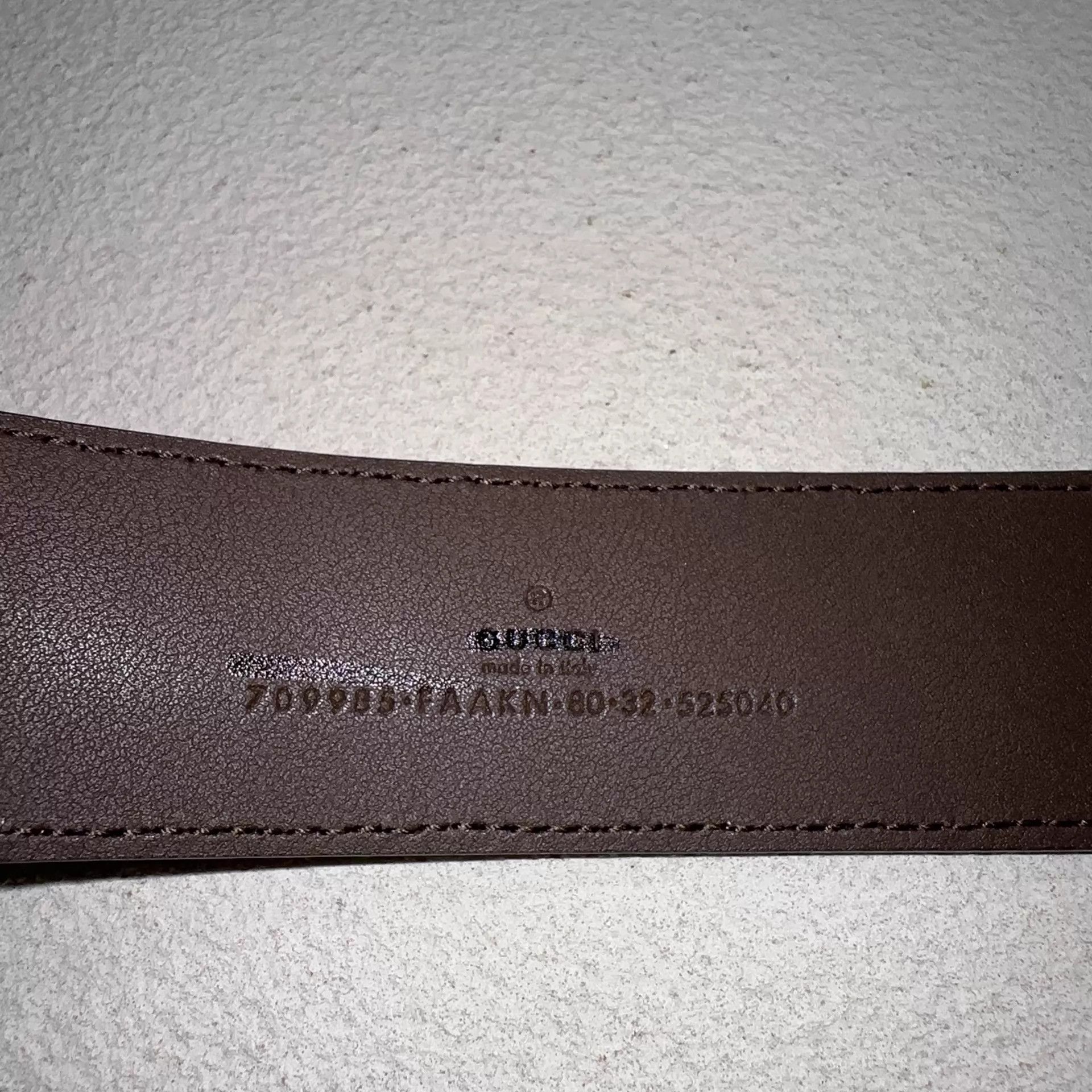 Gucci GUCCI GG Marmont Rainbow Belt Brown Size 80/85 Size ONE SIZE - 3 Thumbnail