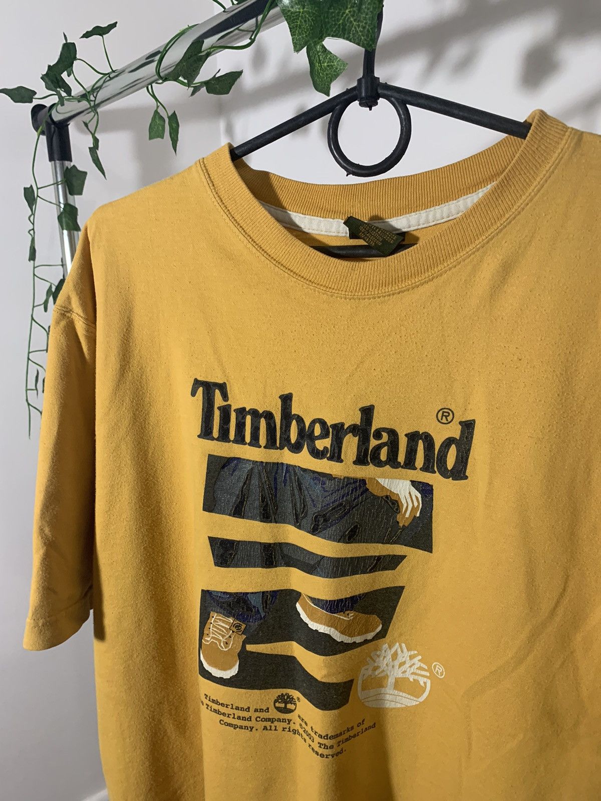Timberland × Vintage Timberland Archive Boot Graphic T-Shirt Size US XL / EU 56 / 4 - 5 Thumbnail