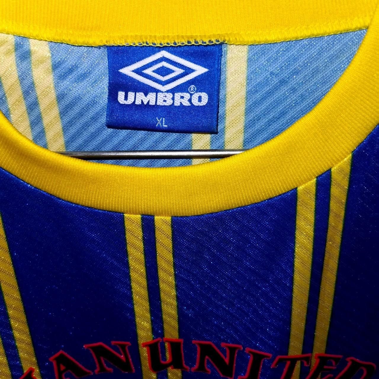 Umbro Manchester United England 1993 1994 Training Rare Shirt Size US XL / EU 56 / 4 - 4 Thumbnail