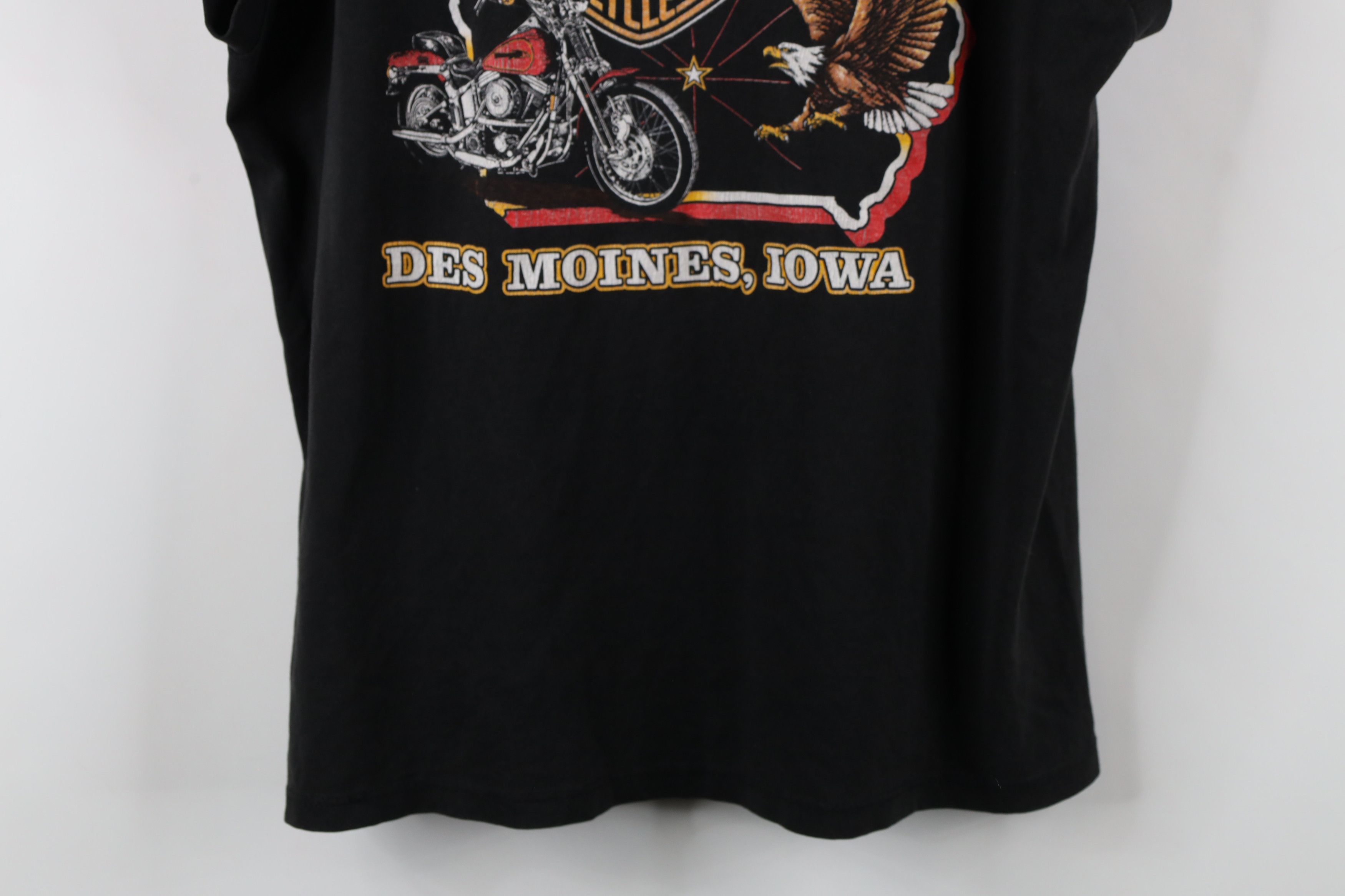 Harley Davidson × Vintage Vintage 80s Harley Davidson Sleeveless Muscle T-Shirt USA Size US XL / EU 56 / 4 - 14 Thumbnail