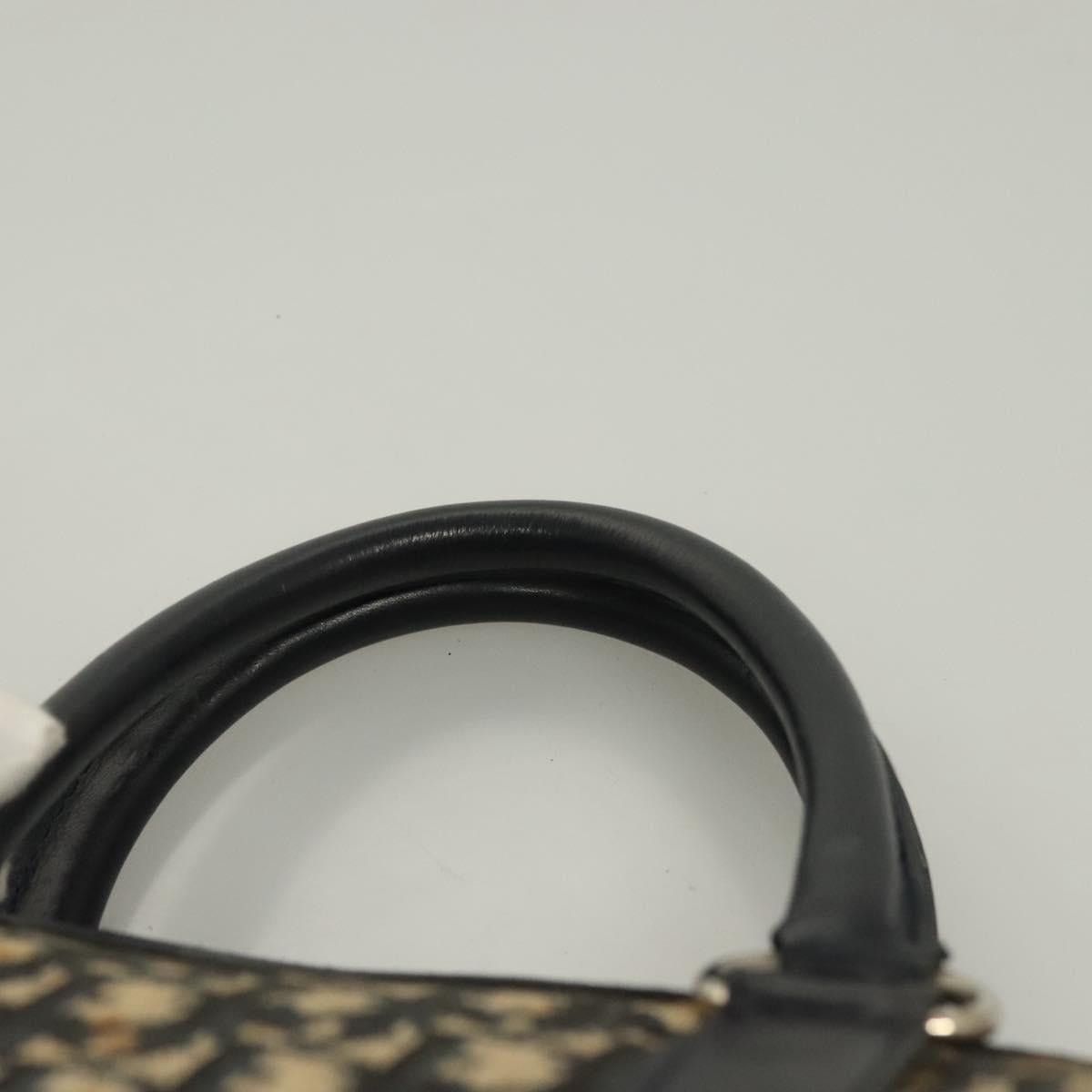 Dior DIOR Trotter Canvas Hand Bag Navy Gold Size ONE SIZE - 8 Thumbnail