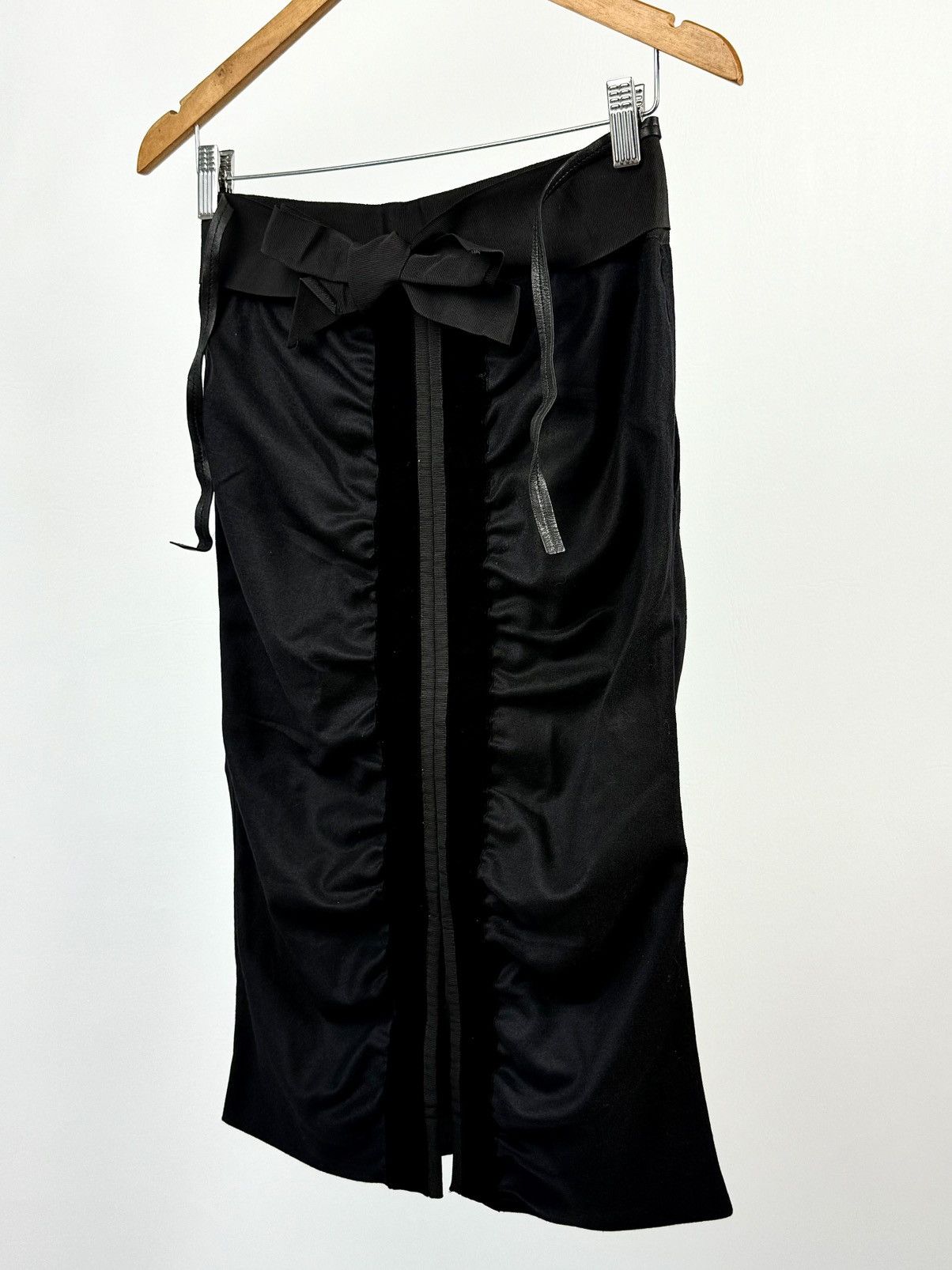 Yves Saint Laurent Yves Saint Laurent - Tom Ford - SS02 - Velvet - Ruched Skirt Size 25" / US 0 / IT 36 - 12 Thumbnail