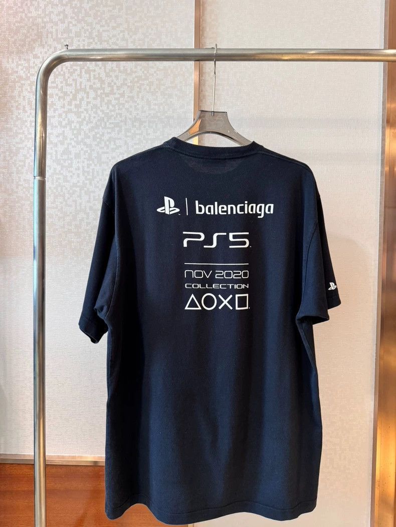 Balenciaga Balenciaga x PS5 black short sleeve tee-2507 Size US XS / EU 42 / 0 - 2 Thumbnail