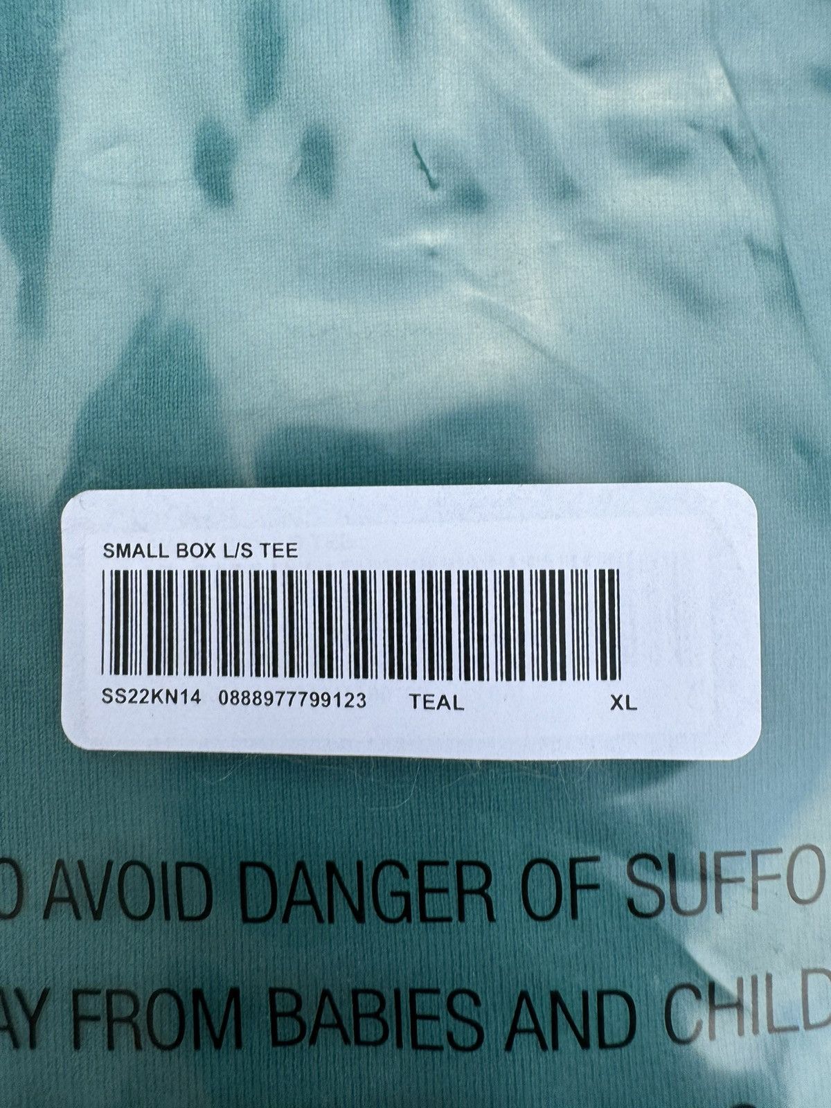 Supreme SS22 Supreme Small Box L/S Tee Teal Size US XL / EU 56 / 4 - 3 Thumbnail