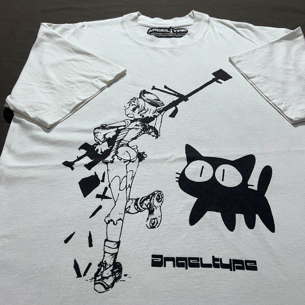 Anime Y2K Angeltype FLCL Anime Tee Size US M / EU 48-50 / 2 - 1 Thumbnail