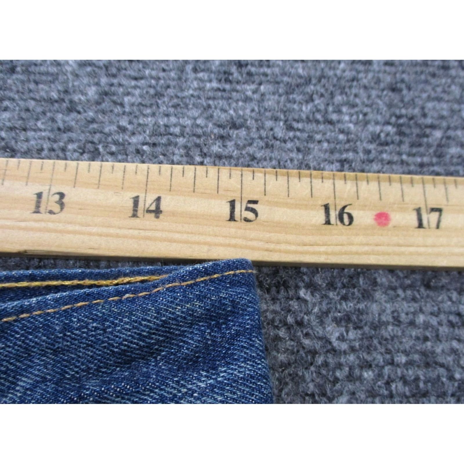 Vintage RRL Ralph Lauren Jeans Mens 30 X 32 Denim Slim Straight 5-Pocket Blue Cotton Size US 30 / EU 46 - 7 Thumbnail