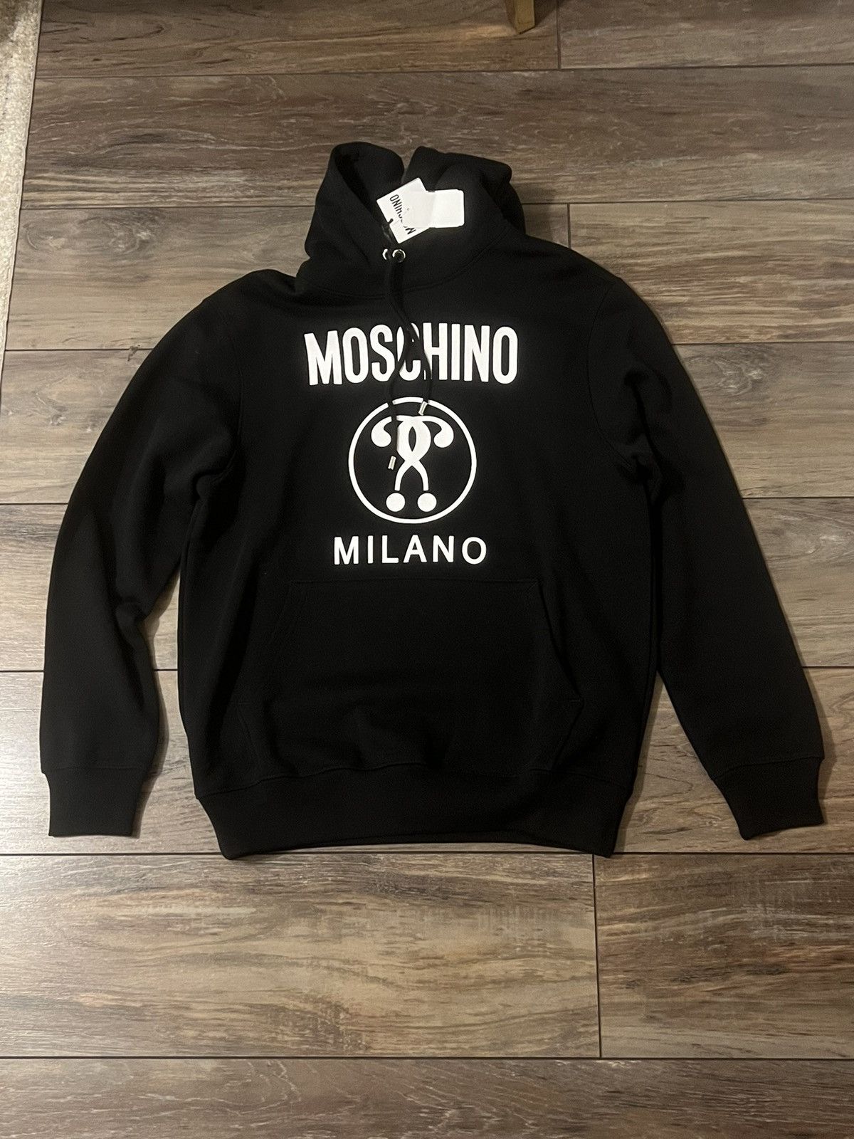 Moschino Small Men’s Moschino Hoodie - Size 38, Black Size US S / EU 44-46 / 1 - 1 Thumbnail