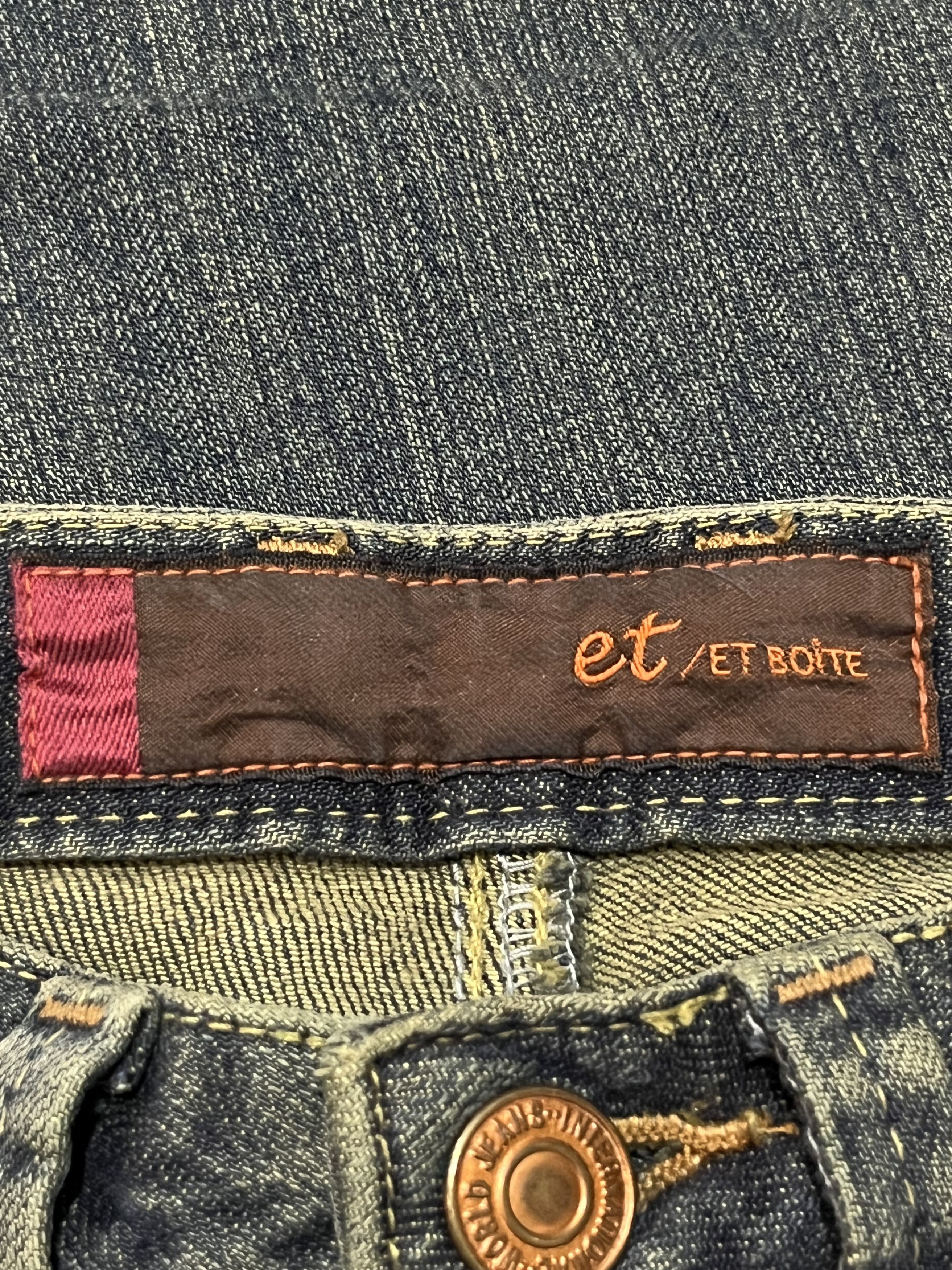 Japanese Brand LAST PRICE Japanese Brand Et Boite Bootcut Denim Jeans Size 23" - 7 Thumbnail