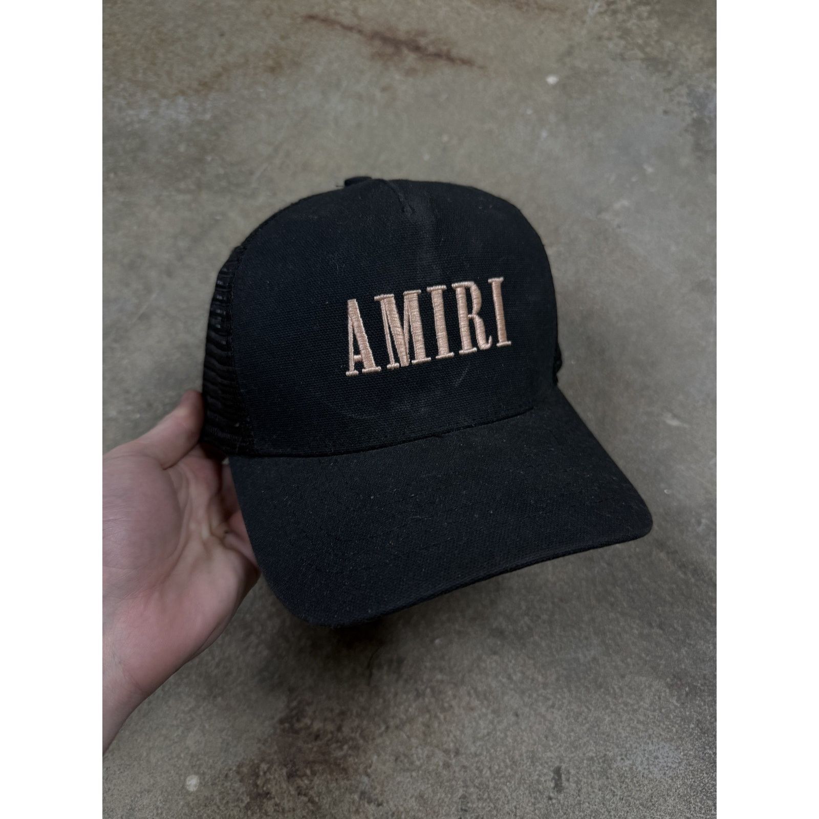 Amiri Amiri Core Logo Trucker Black Pink Used OS Size ONE SIZE - 1 Thumbnail