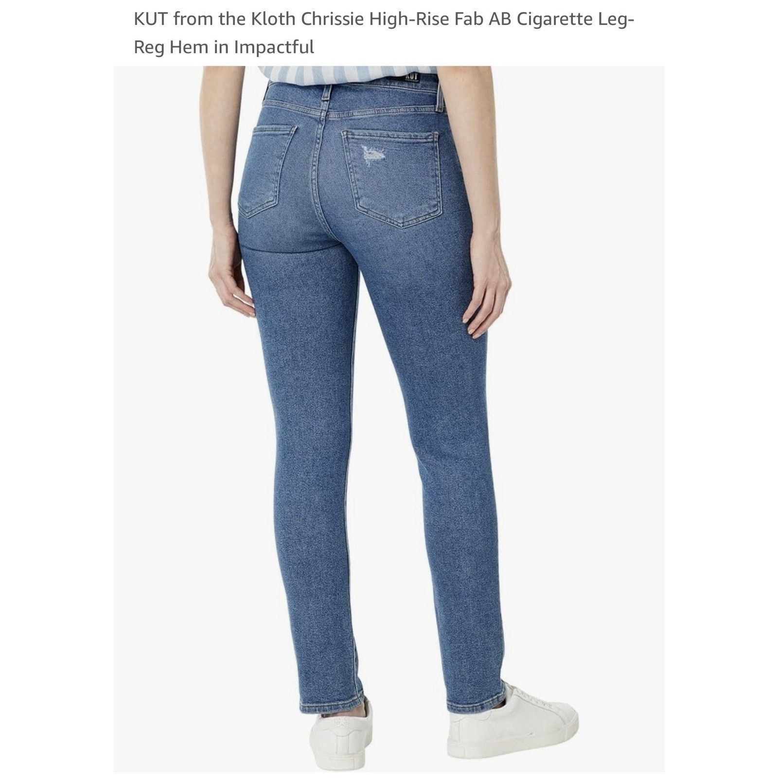 Other KUT from the Kloth High-Rise Fab AB Cigarette Leg- Size 8 Size 30" / US 8 / IT 44 - 17 Thumbnail