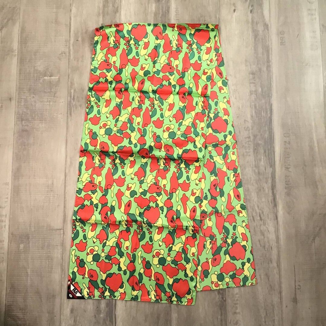 Bape 🔥Vintage🔥 BAPE Psyche camo scarf a bathing ape NIGO Size ONE SIZE - 1 Thumbnail