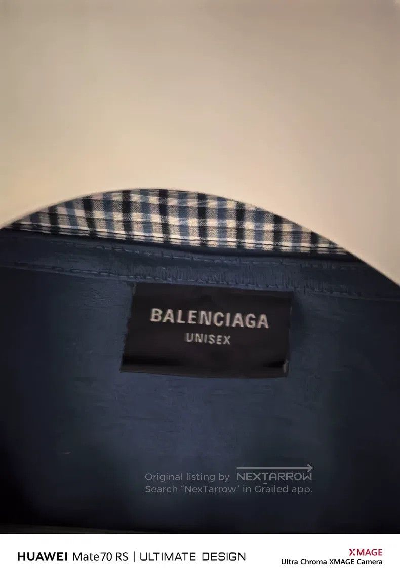 Balenciaga Balenciaga Patchwork Short Sleeve Shirt Size US M / EU 48-50 / 2 - 2 Thumbnail