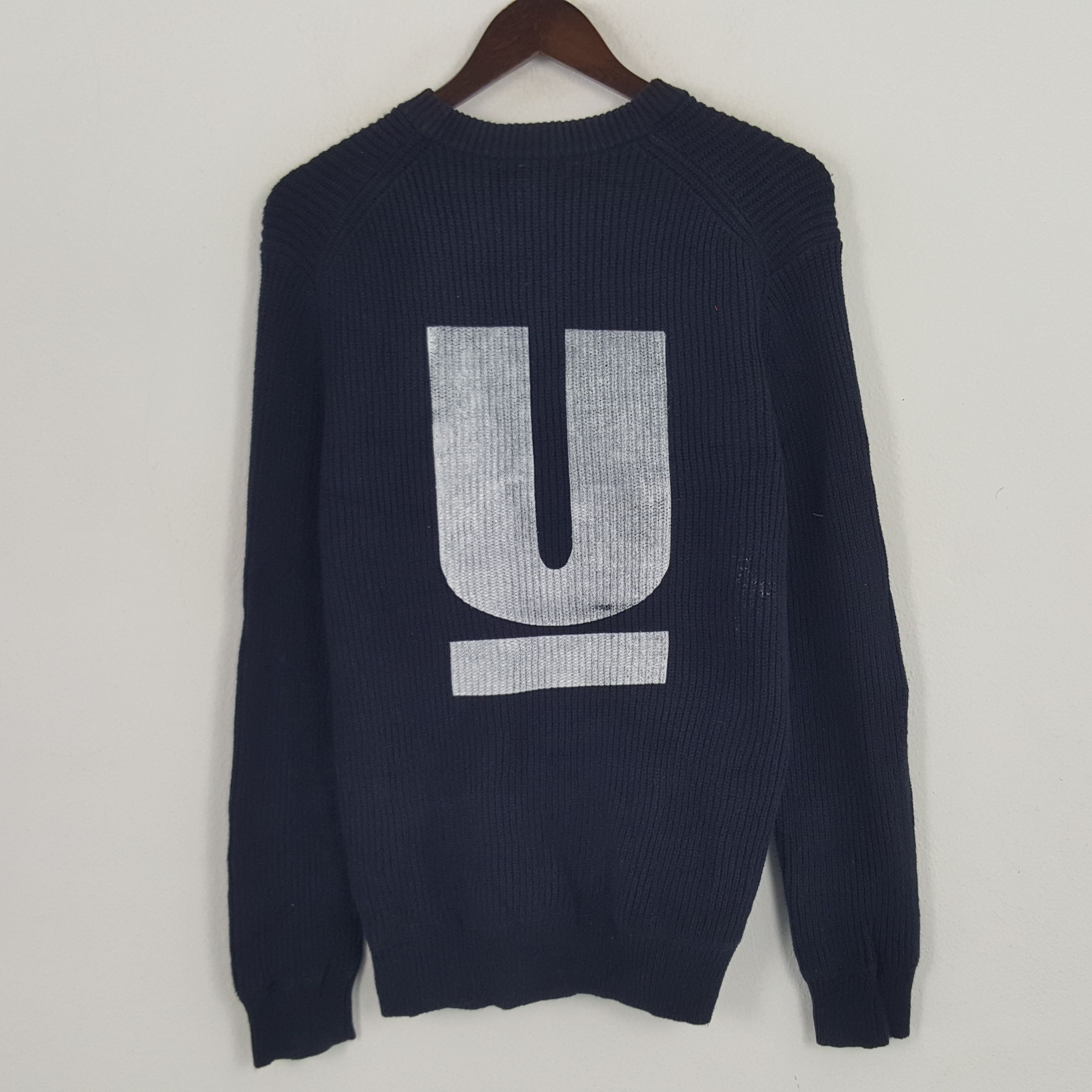 Japanese Brand × Uniqlo × Vintage Vintage Uniqlo Custom Art U Knitwear Sweatshirt Size US M / EU 48-50 / 2 - 1 Thumbnail
