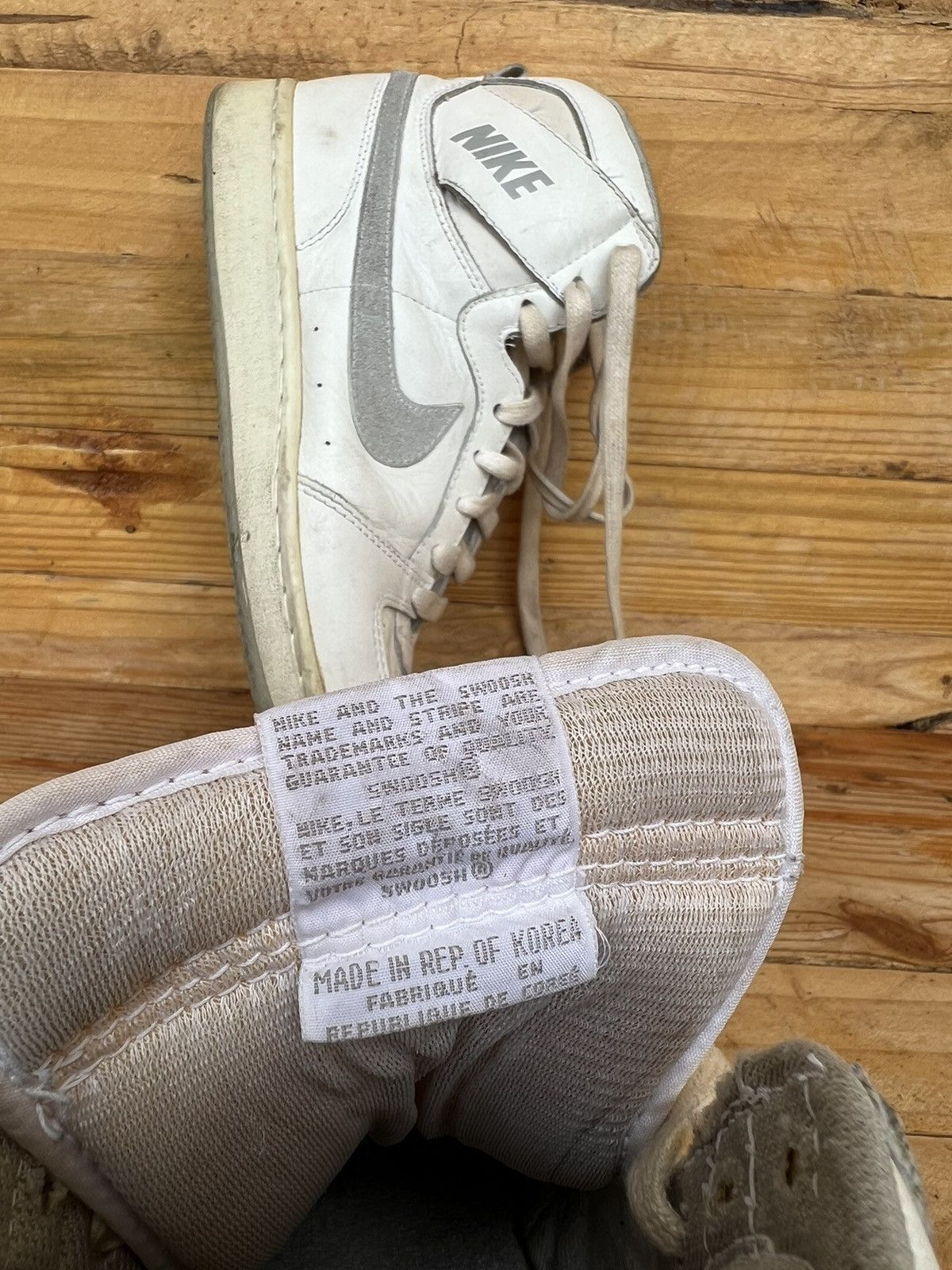 Nike RARE VTG 1985 Nike Team Convention High Top Sneakers Size US 9 / EU 42 - 13 Thumbnail