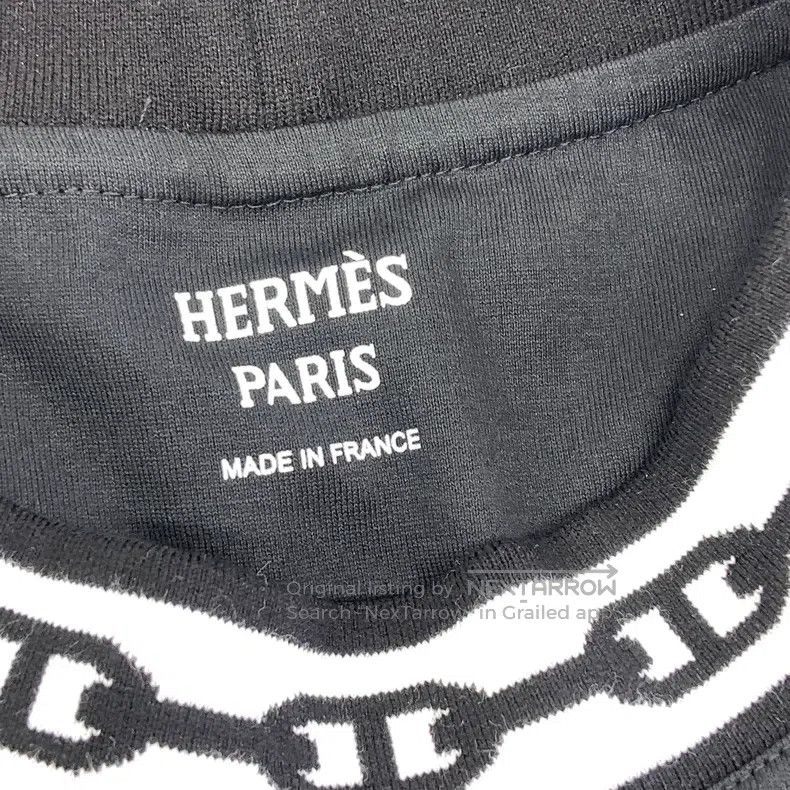 Hermes Hermes Black hoodie with short sleeves Size XS / US 0-2 / IT 36-38 - 4 Thumbnail