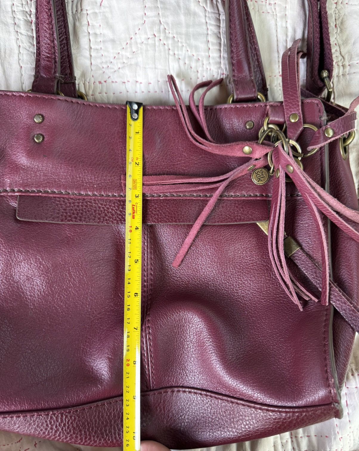 The Sak The Sak Alameda Tote Burgundy Size ONE SIZE - 9 Thumbnail