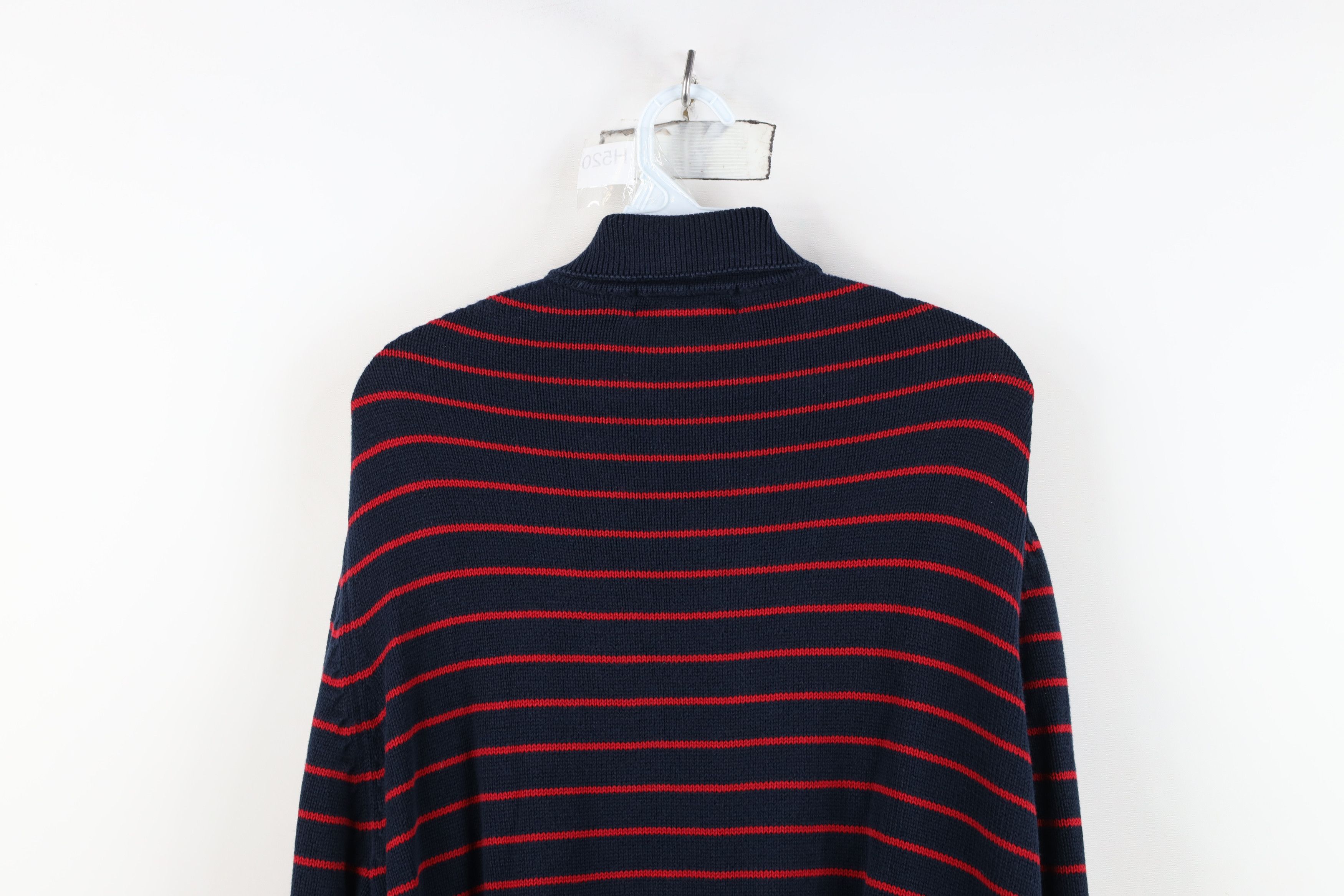Brooks Brothers Vintage 90s Brooks Brothers Knit Striped Collared Sweater Size US L / EU 52-54 / 3 - 9 Thumbnail