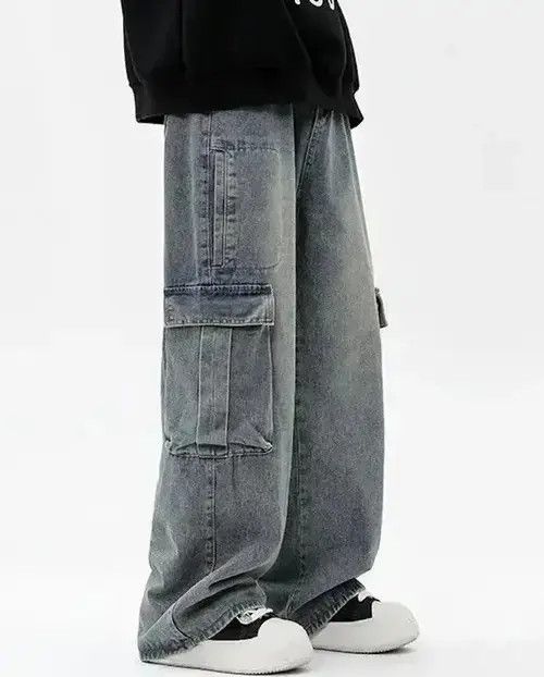 Japanese Brand Y2K Vintage Men Cargo Jeans Size US 32 / EU 48 - 6 Thumbnail