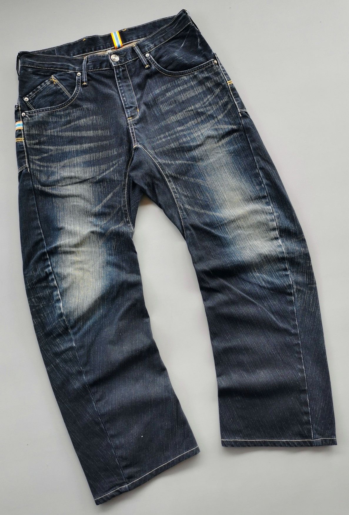 Edwin Loose Fit Edwin XV Function Bowleg Denim Jeans Size US 34 / EU 50 - 6 Thumbnail