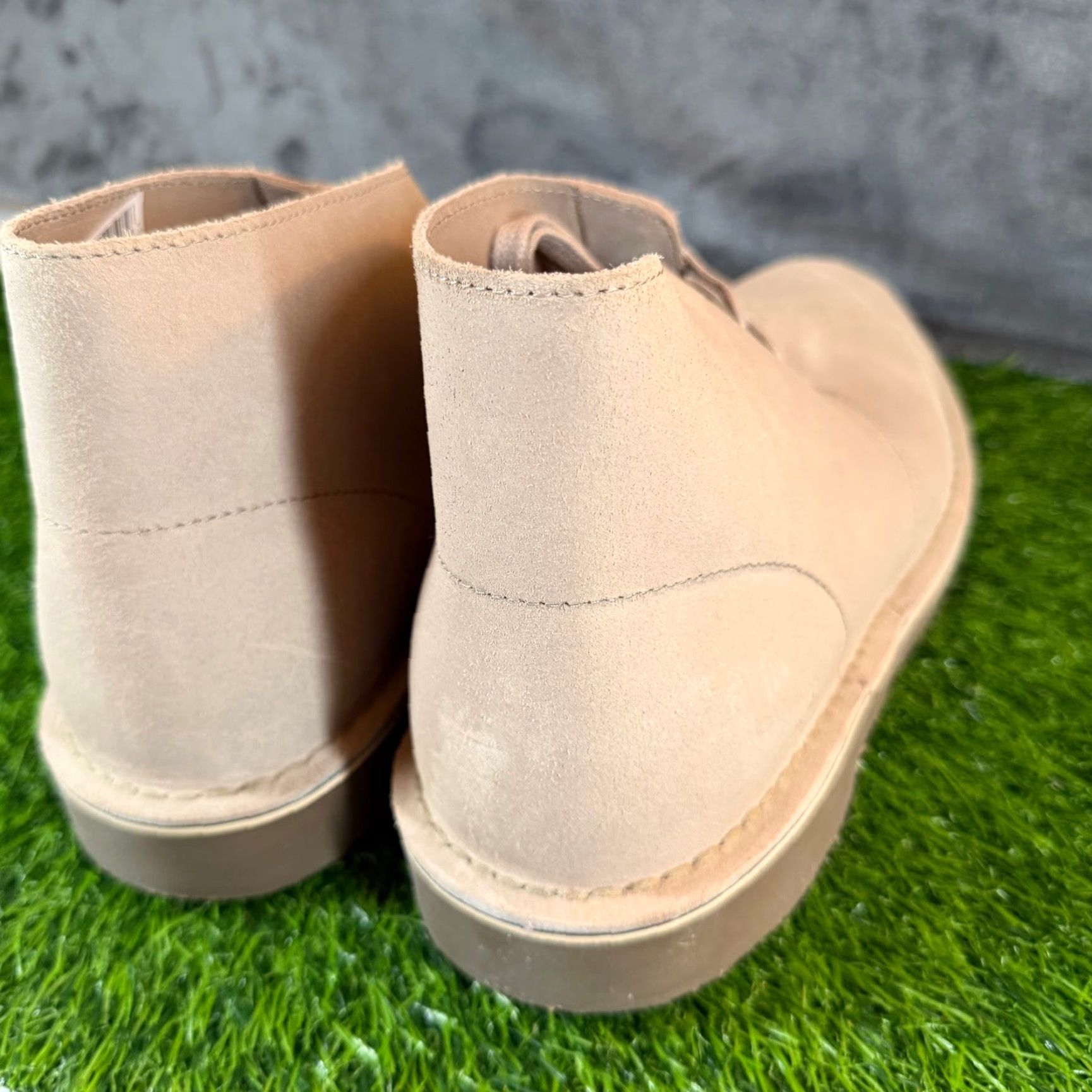 Clarks Clarks Chukka Boots Mens 11.5 M Taupe Distressed Suede Desert Boot Casual Business Menswear Classic Size US 11 / EU 44 - 6 Thumbnail