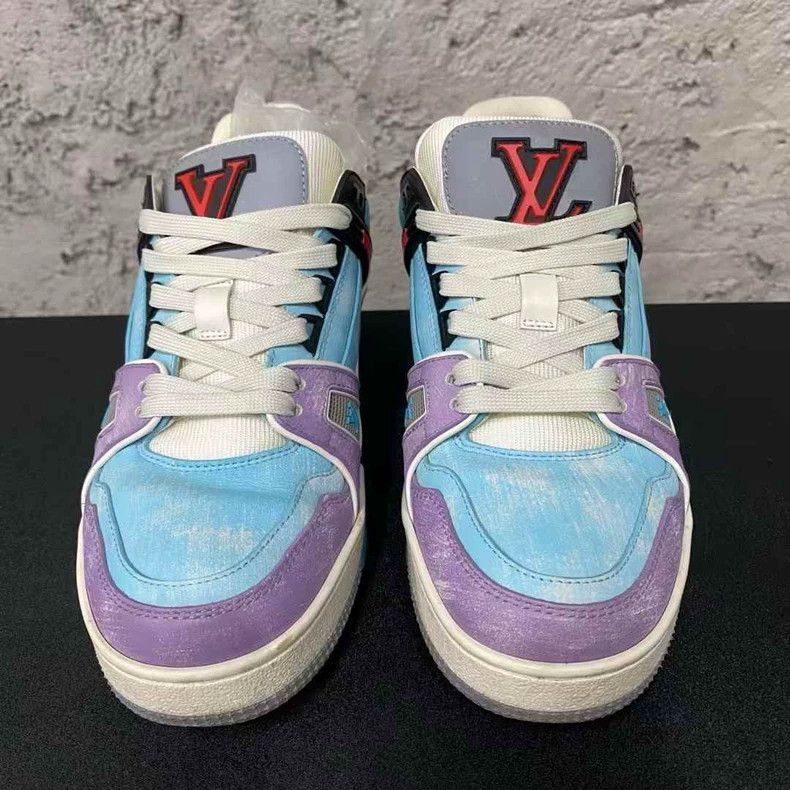 Louis Vuitton Louis Vuitton LV Trainer Sneakers in Macaron Purple-2507 Size US 8 / IT 38 - 6 Thumbnail