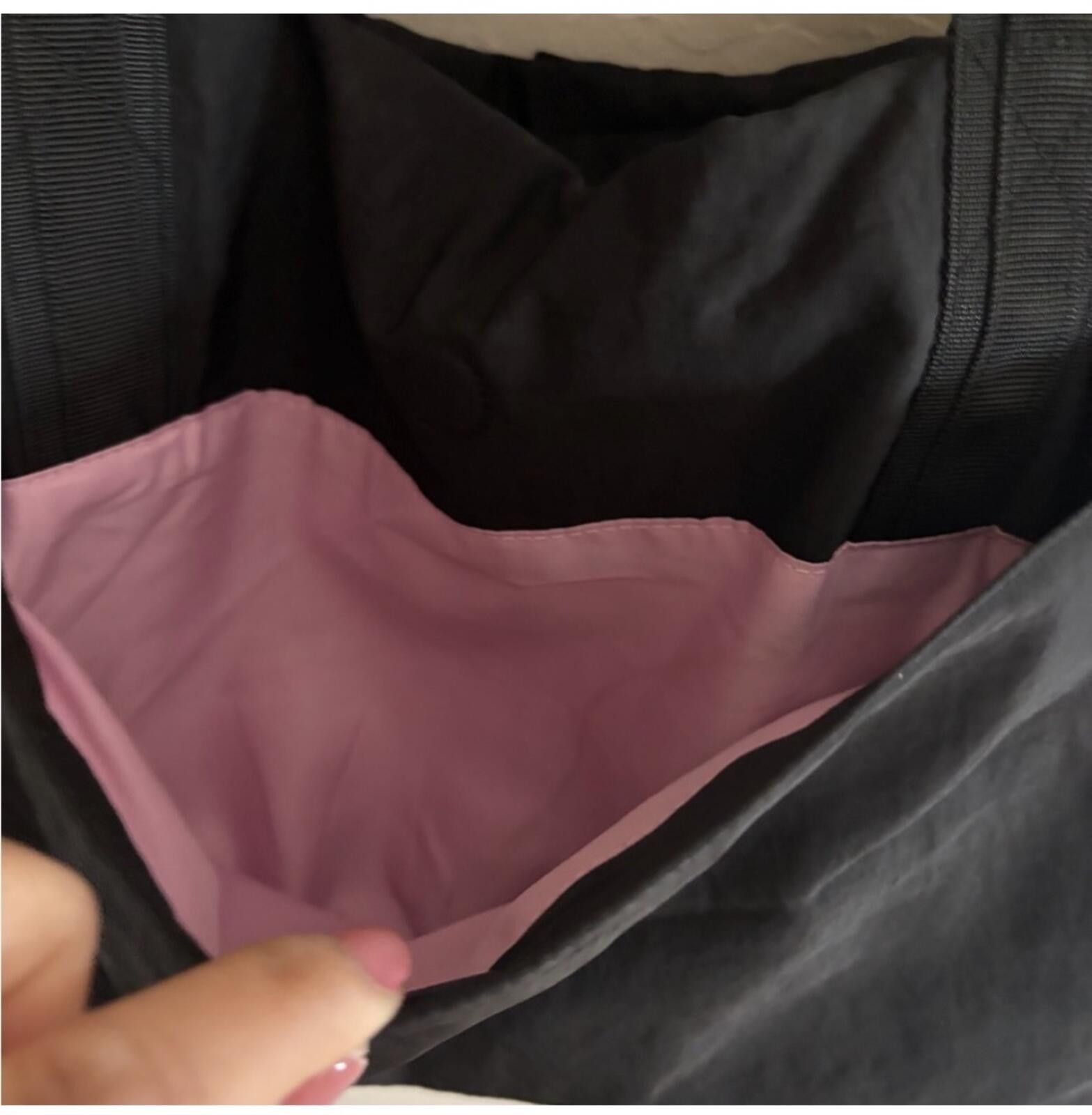 Other C&C California Black Tote with Pink Lining Size ONE SIZE - 8 Thumbnail