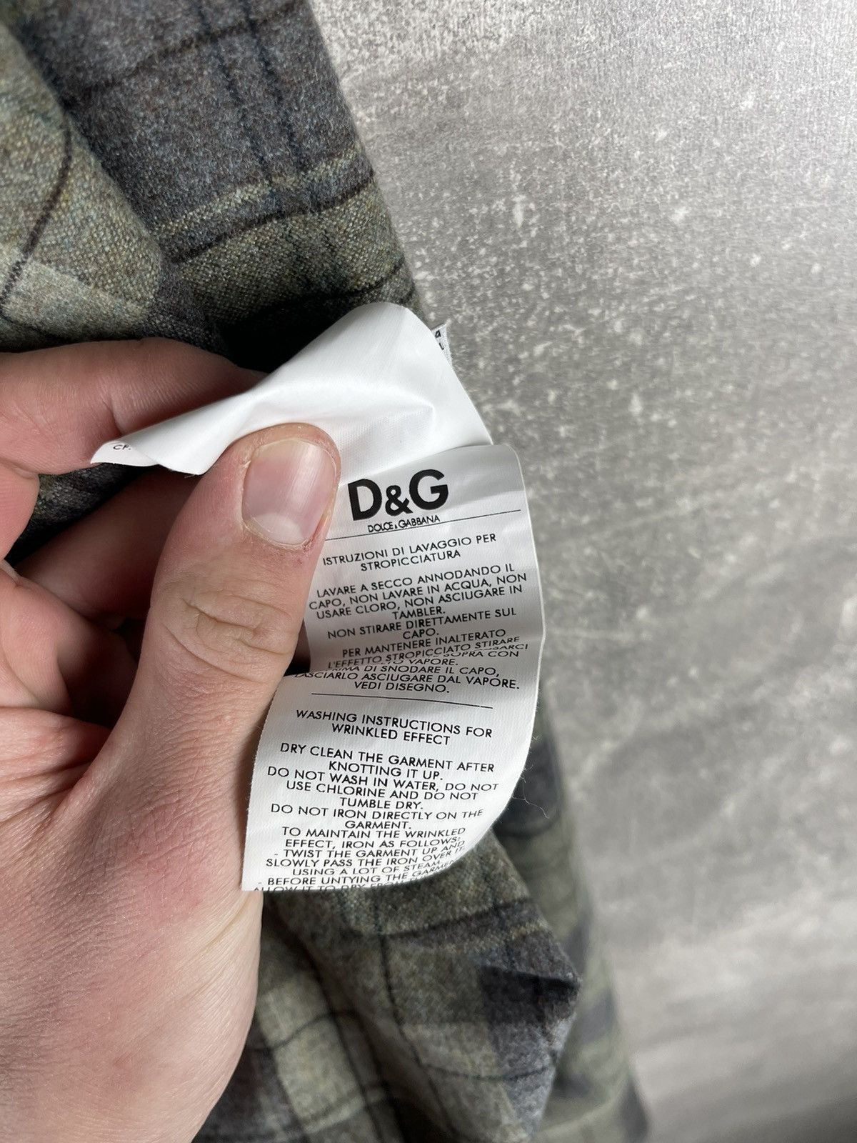 Dolce & Gabbana Dolce&Gabbana Archives Multipocket Wool Flannel Shirt Size US L / EU 52-54 / 3 - 11 Thumbnail