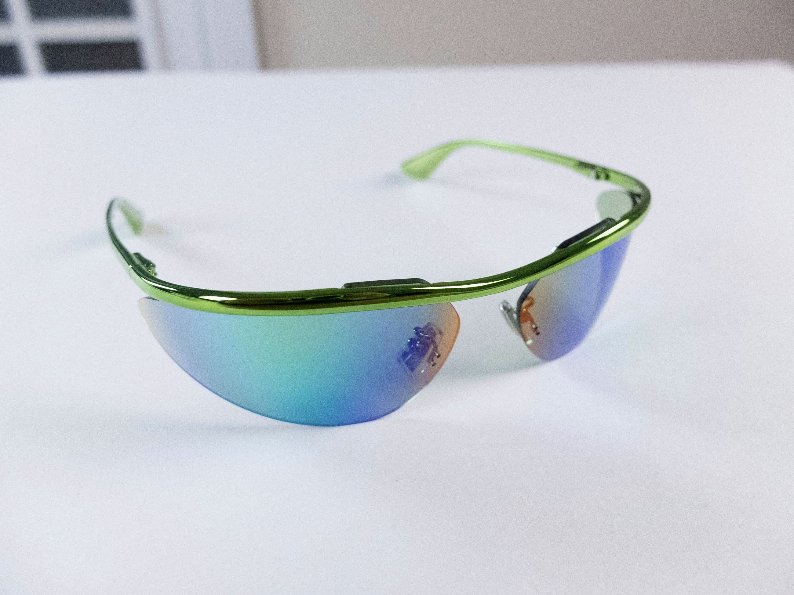 Bottega Veneta BOTTEGA VENETA green Shield mirrored sunglasses BV1174S q Size ONE SIZE - 3 Thumbnail