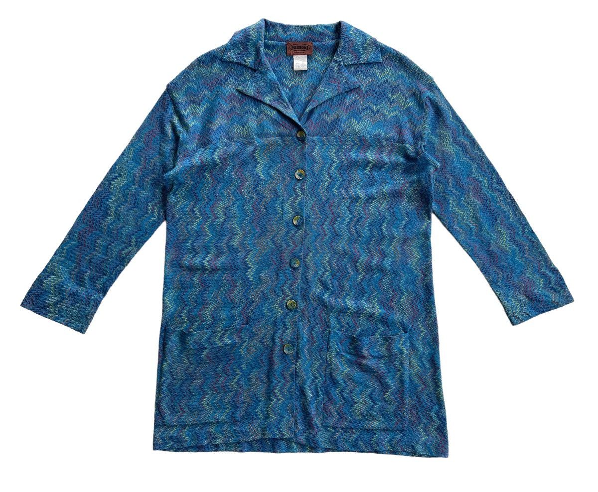 Missoni Vintage Missoni Jacquard Women Cardigan Jacket Size S / US 4 / IT 40 - 2 Thumbnail
