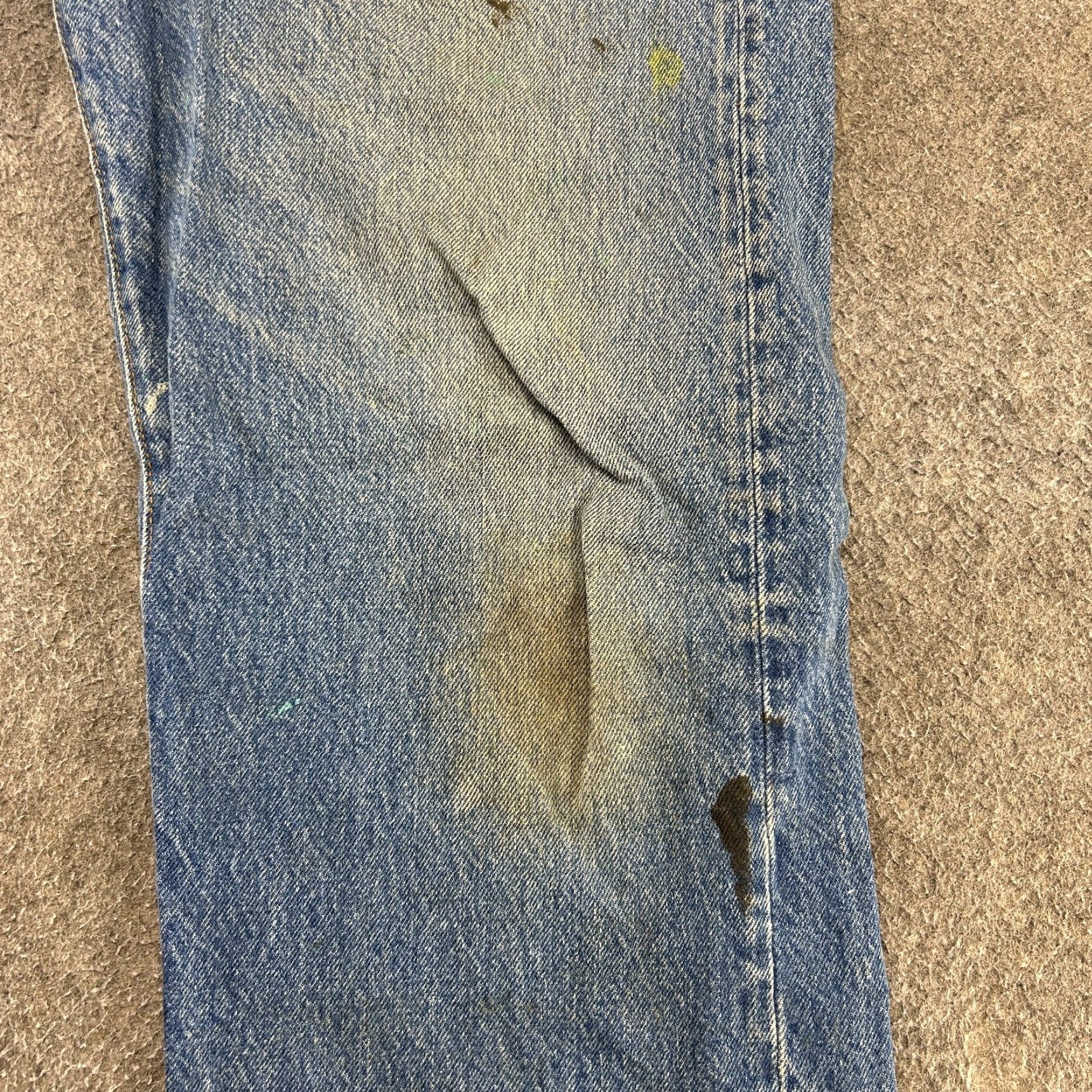 Levi's VINTAGE Levi's 501 Jeans Mens 38 Regular Straight Blue 90s Distressed 32 Inseam USA 80s Size US 38 / EU 54 - 6 Thumbnail