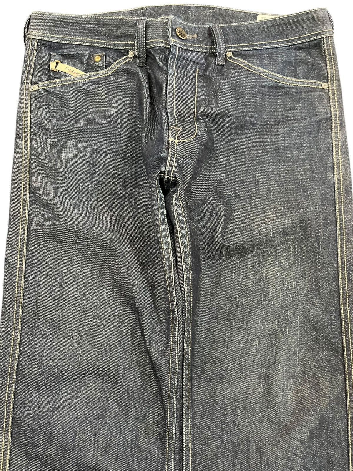 Diesel × Diesel Black Gold Vintage Diesel Dughan Punk AvantGarde Denim Size US 33 - 2 Thumbnail