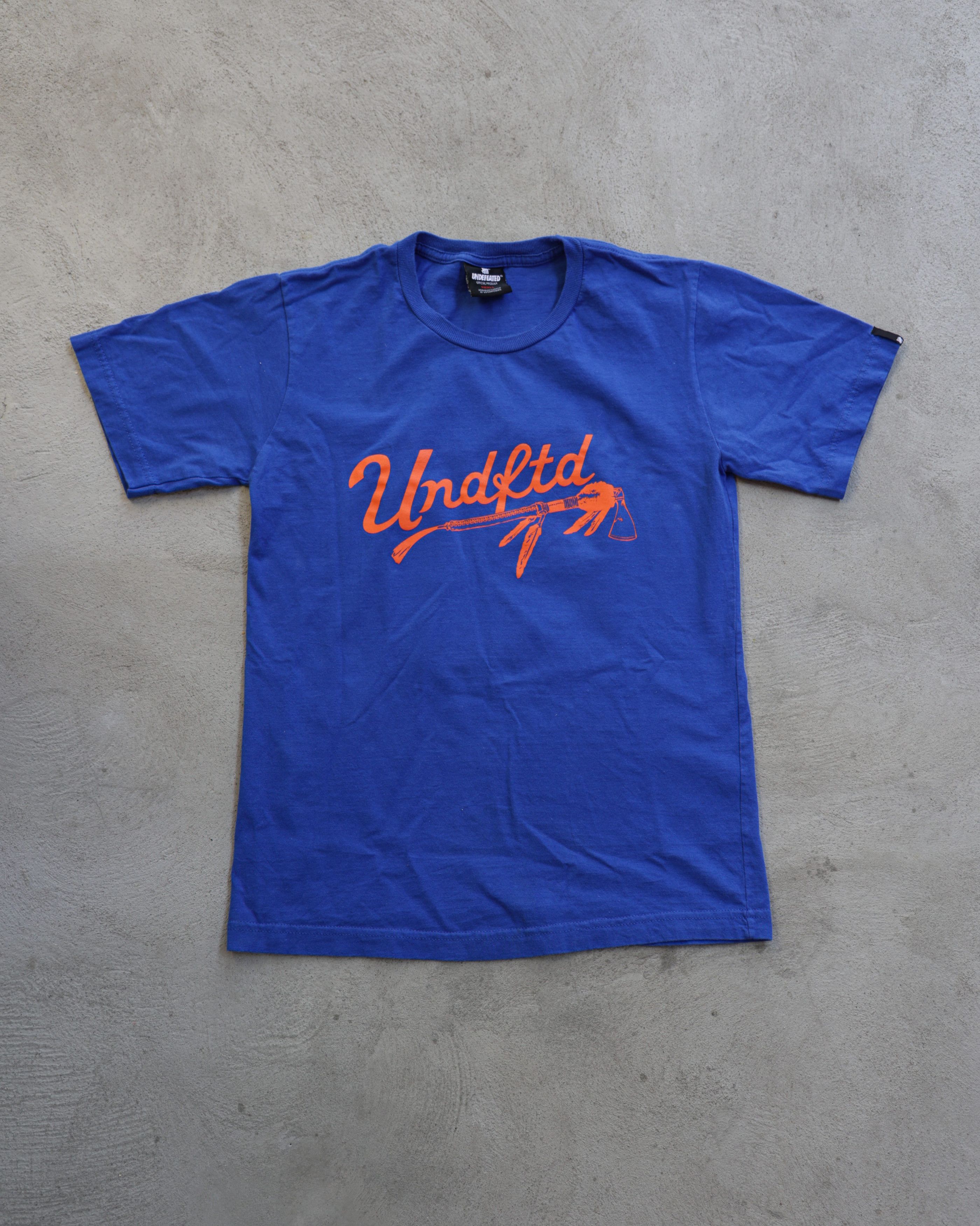 Undefeated UNDEFEATED Ax Blue Tee Size US S / EU 44-46 / 1 - 1 Thumbnail