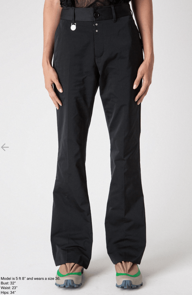 $575 MM6 Maison Margiela Pleated Trousers